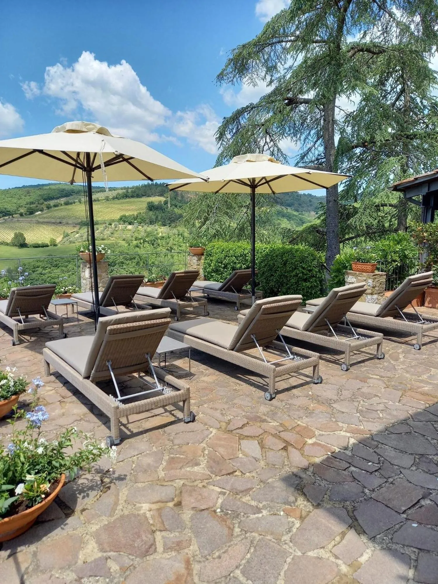 Solarium in Capannelle Wine Resort