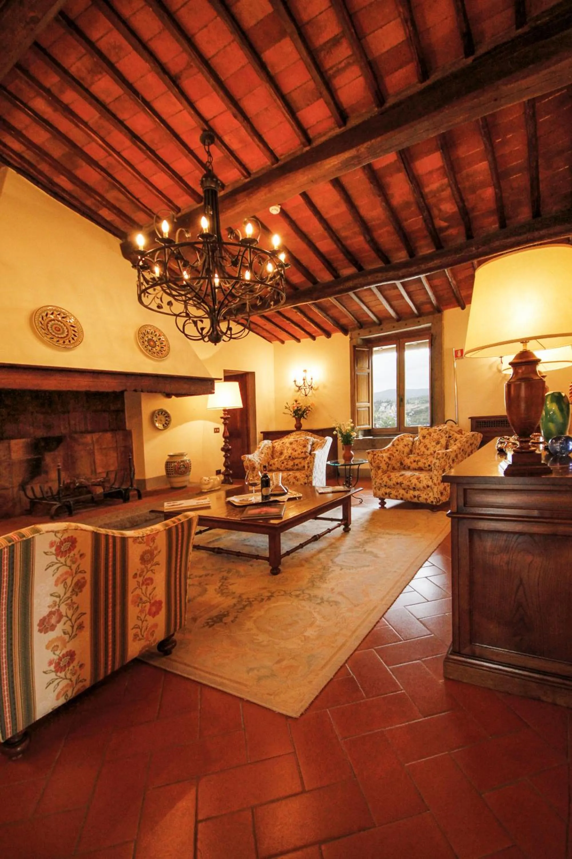 Living room in Capannelle Wine Resort