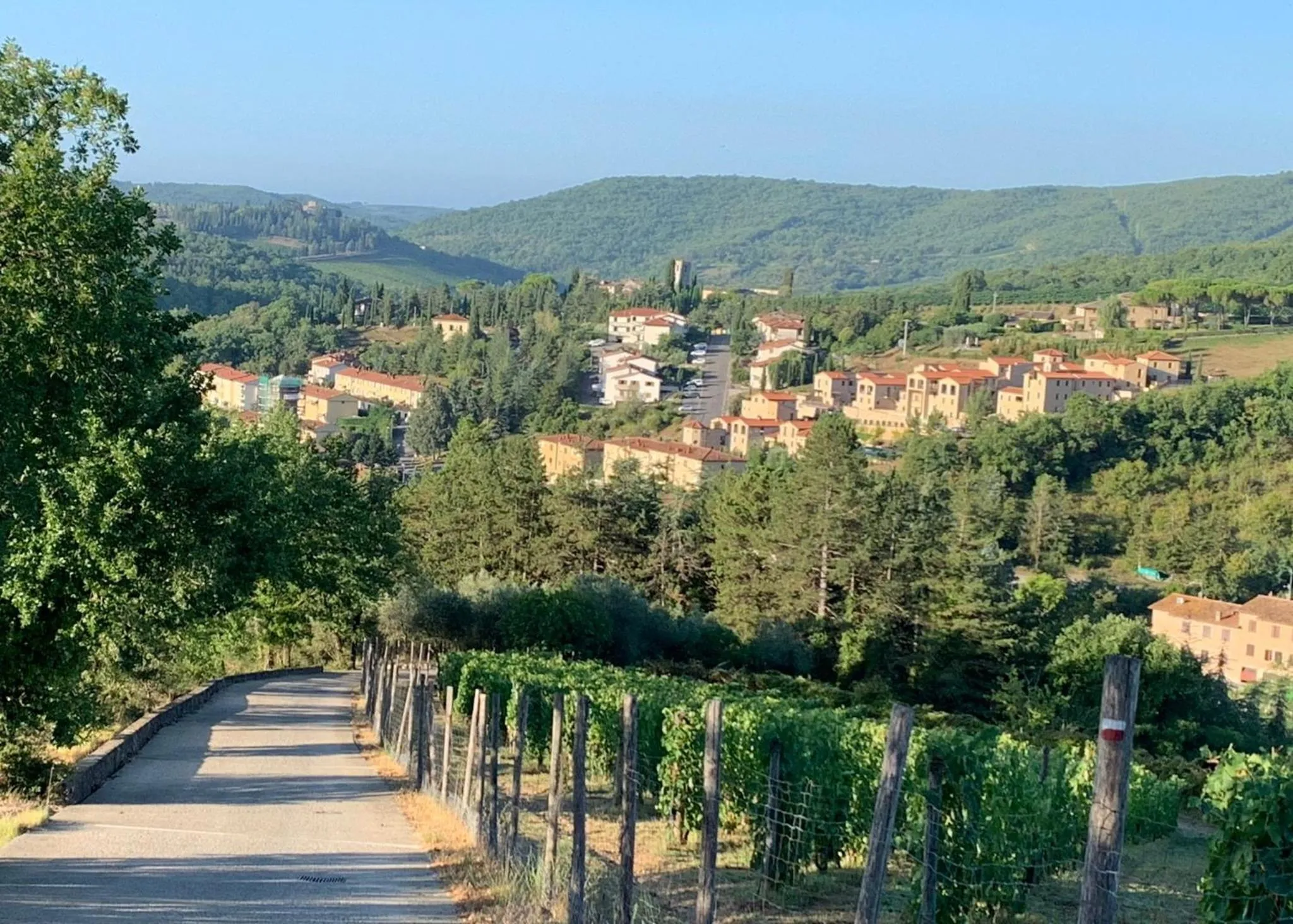 City view in Capannelle Wine Resort