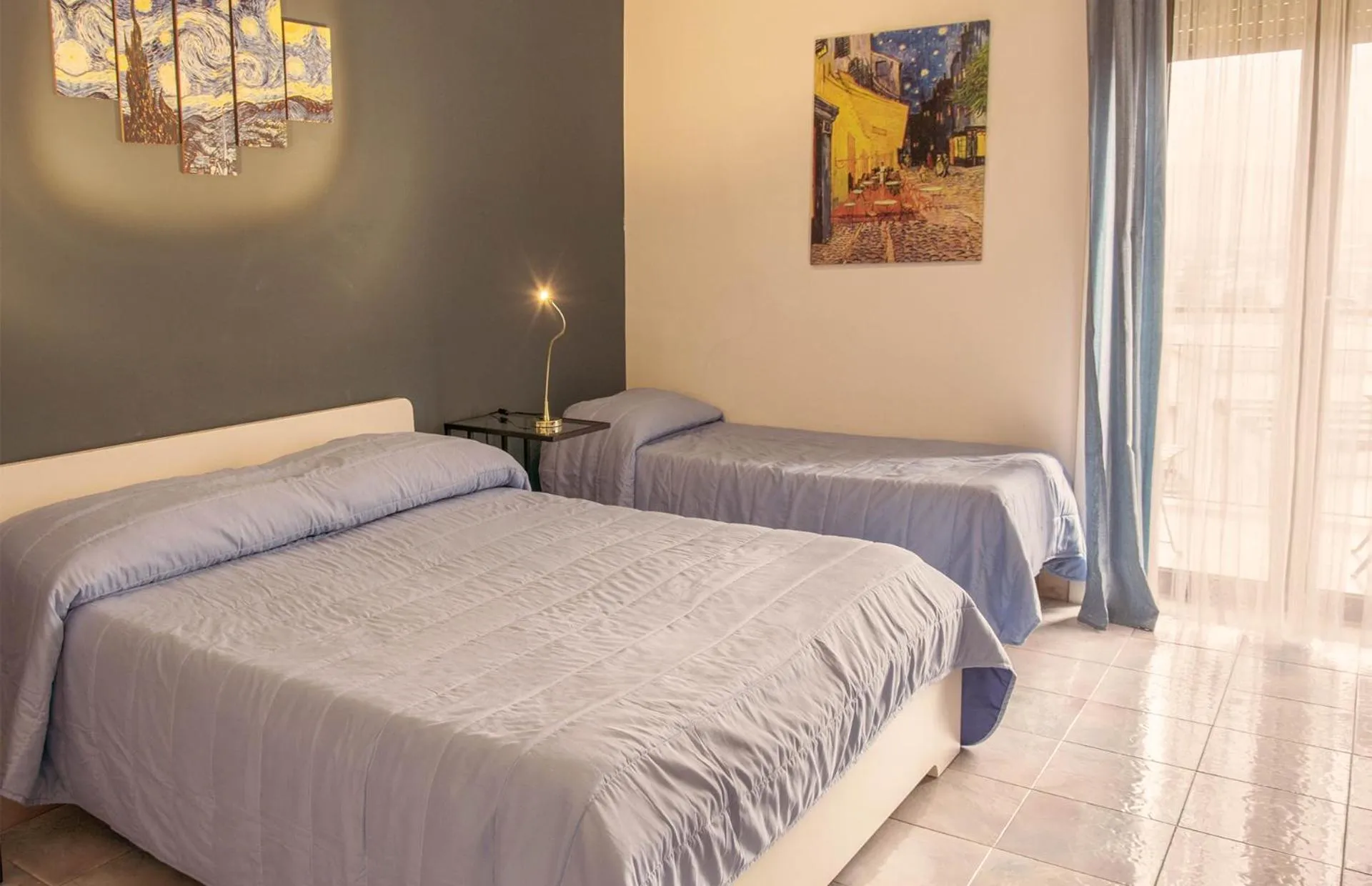 Bed in Hotel Grazia Eboli