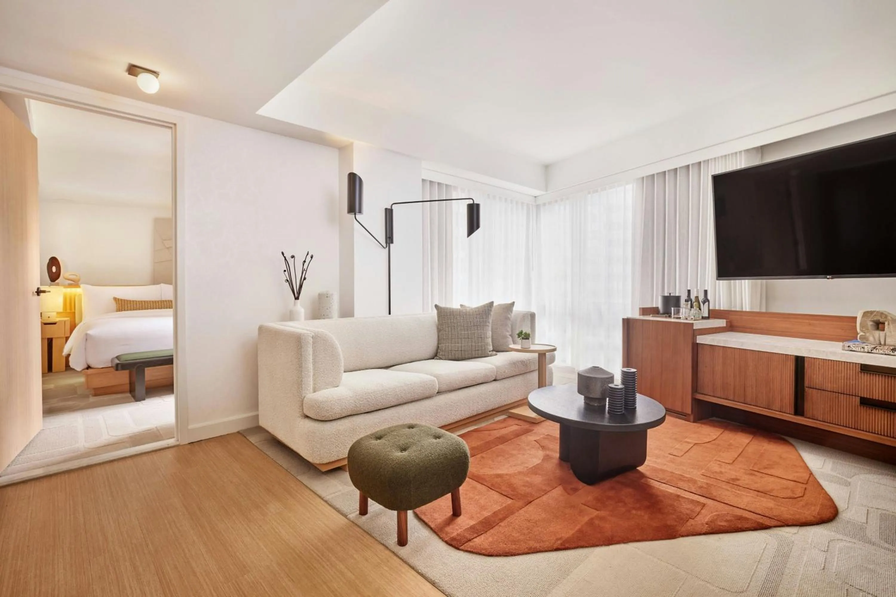 Bedroom, Bed in Le Meridien San Francisco