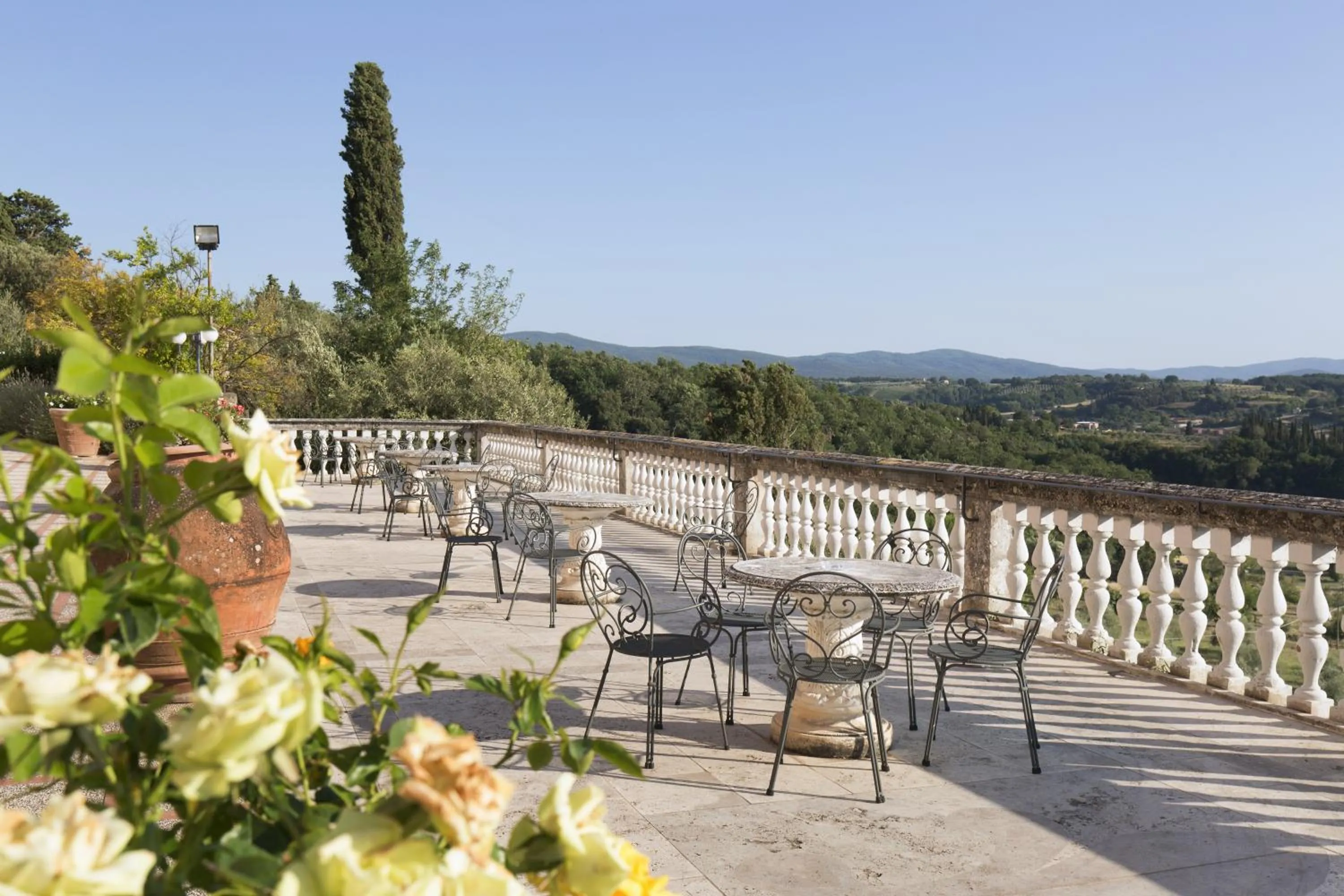 Balcony/Terrace in Villa Lecchi Hotel Wellness
