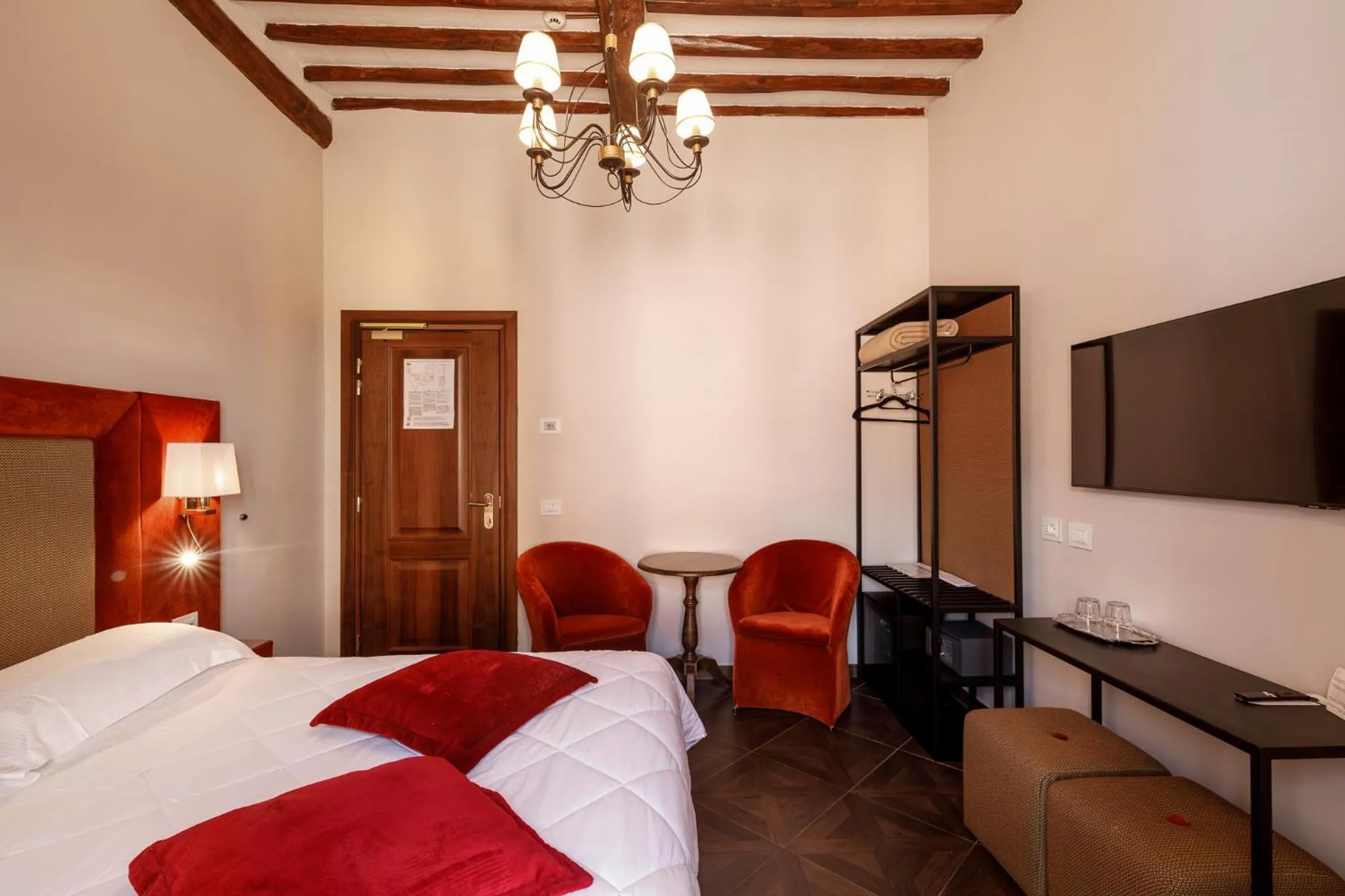 Bed in Villa Lecchi Hotel Wellness