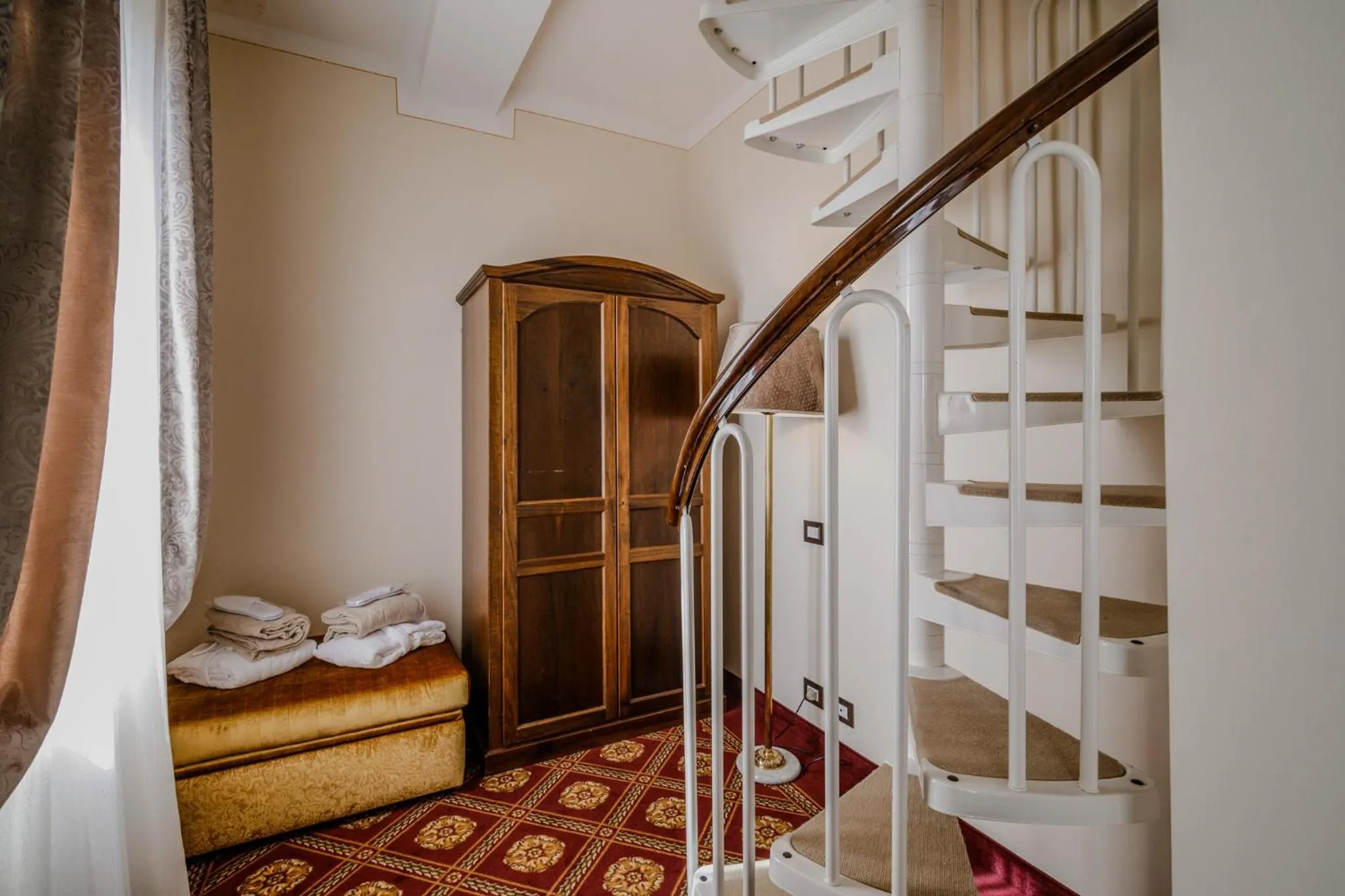 Bed in Villa Lecchi Hotel Wellness