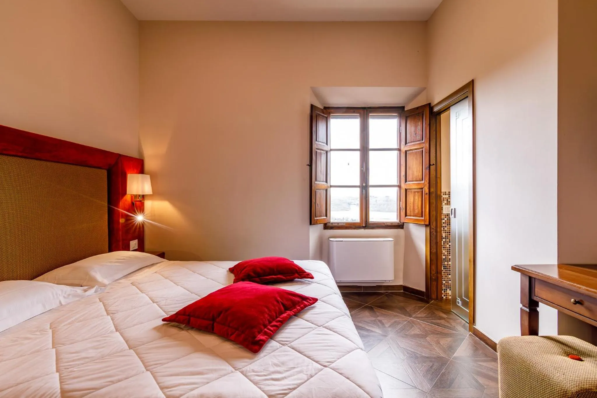 Bed in Villa Lecchi Hotel Wellness