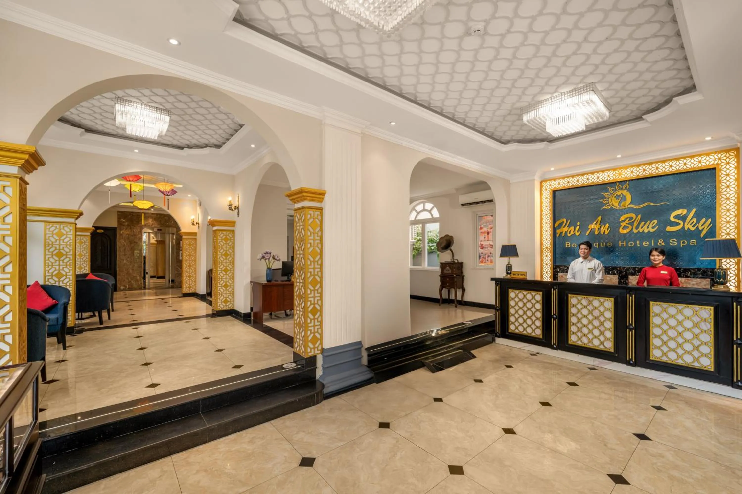 Lobby or reception in Hoi An Blue Sky Boutique Hotel & Spa