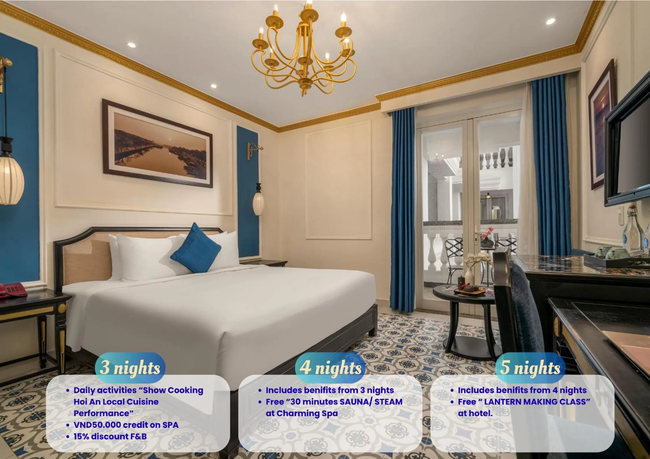 Bedroom, Bed in Hoi An Blue Sky Boutique Hotel & Spa