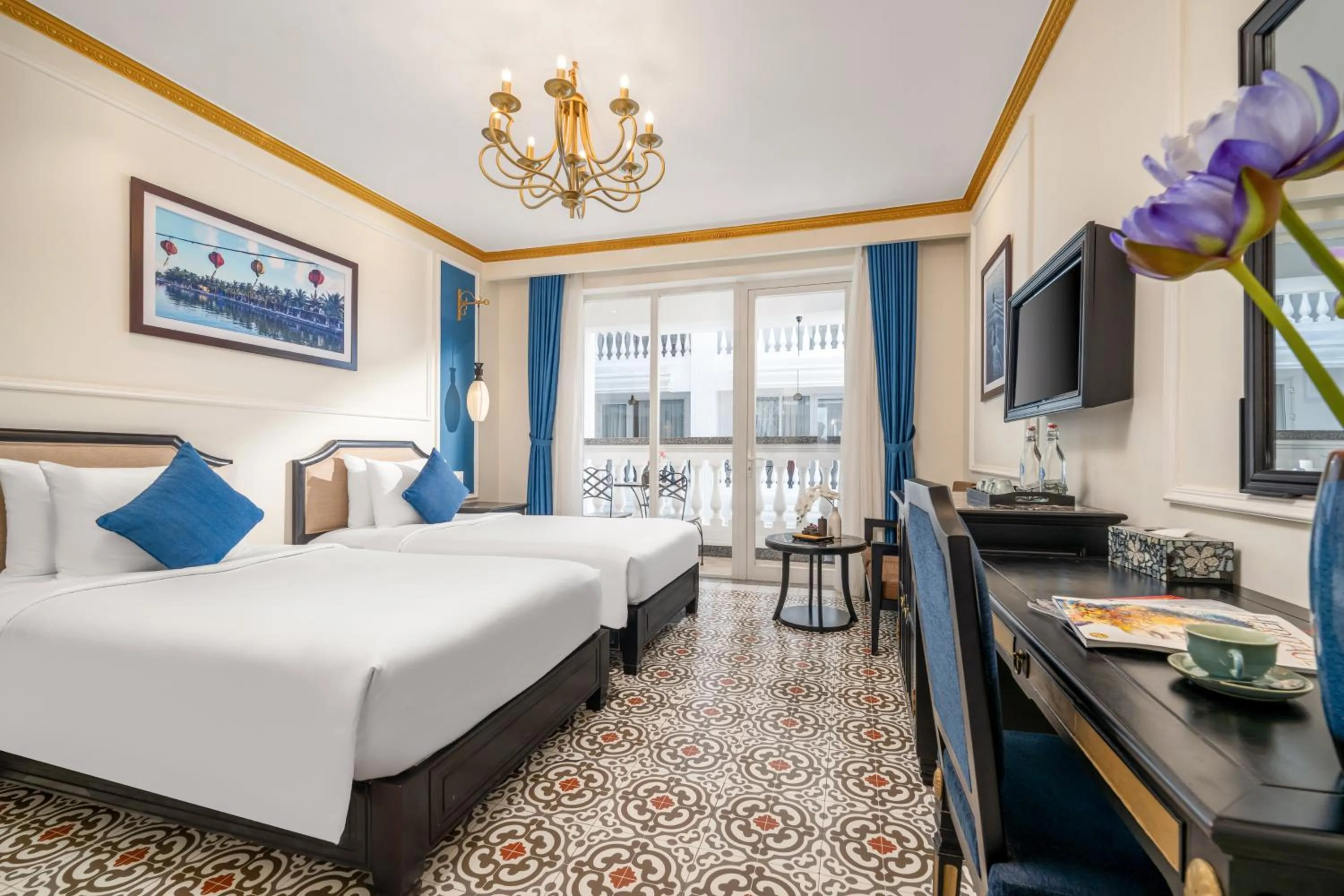 Bed in Hoi An Blue Sky Boutique Hotel & Spa