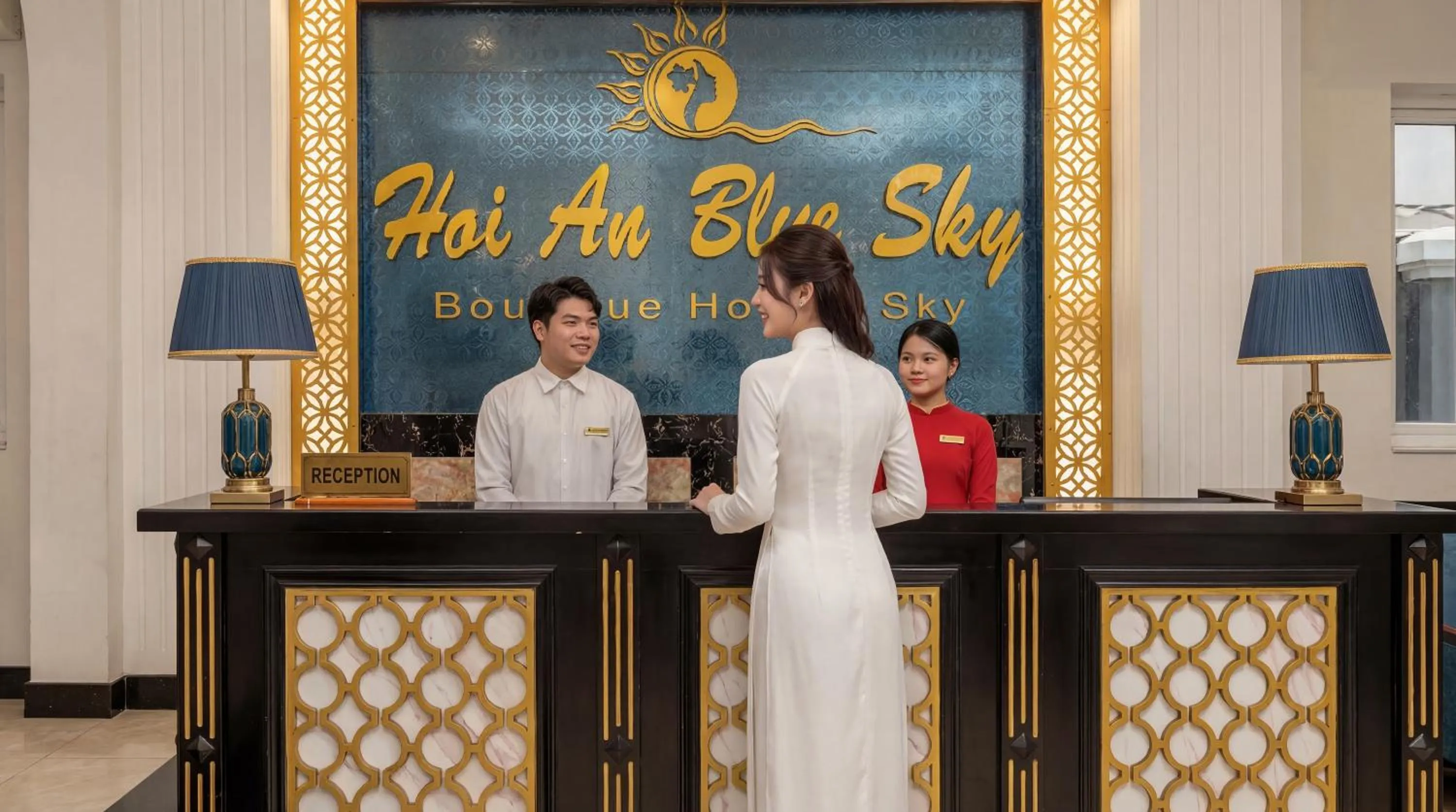 Lobby or reception in Hoi An Blue Sky Boutique Hotel & Spa