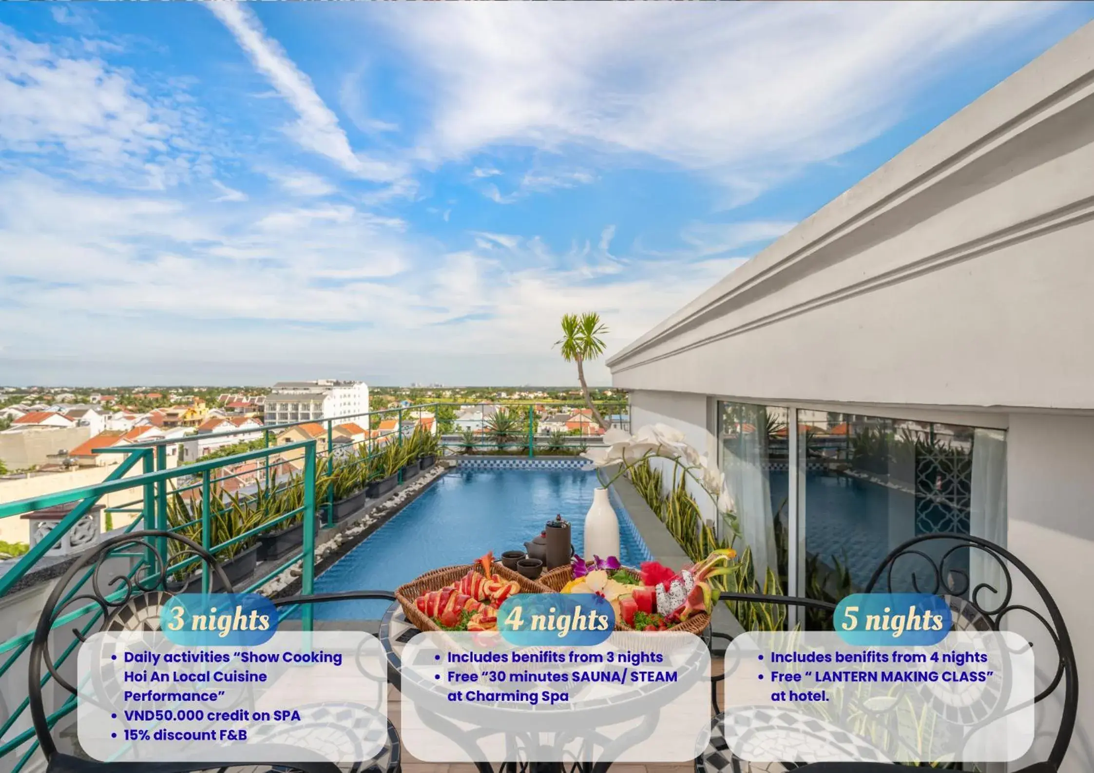 Blue Sky Family Suite with Private Pool & City View in Hoi An Blue Sky Boutique Hotel & Spa Blue Sky Family Suite with Private Pool & City View in Hoi An Blue Sky Boutique Hotel & Spa