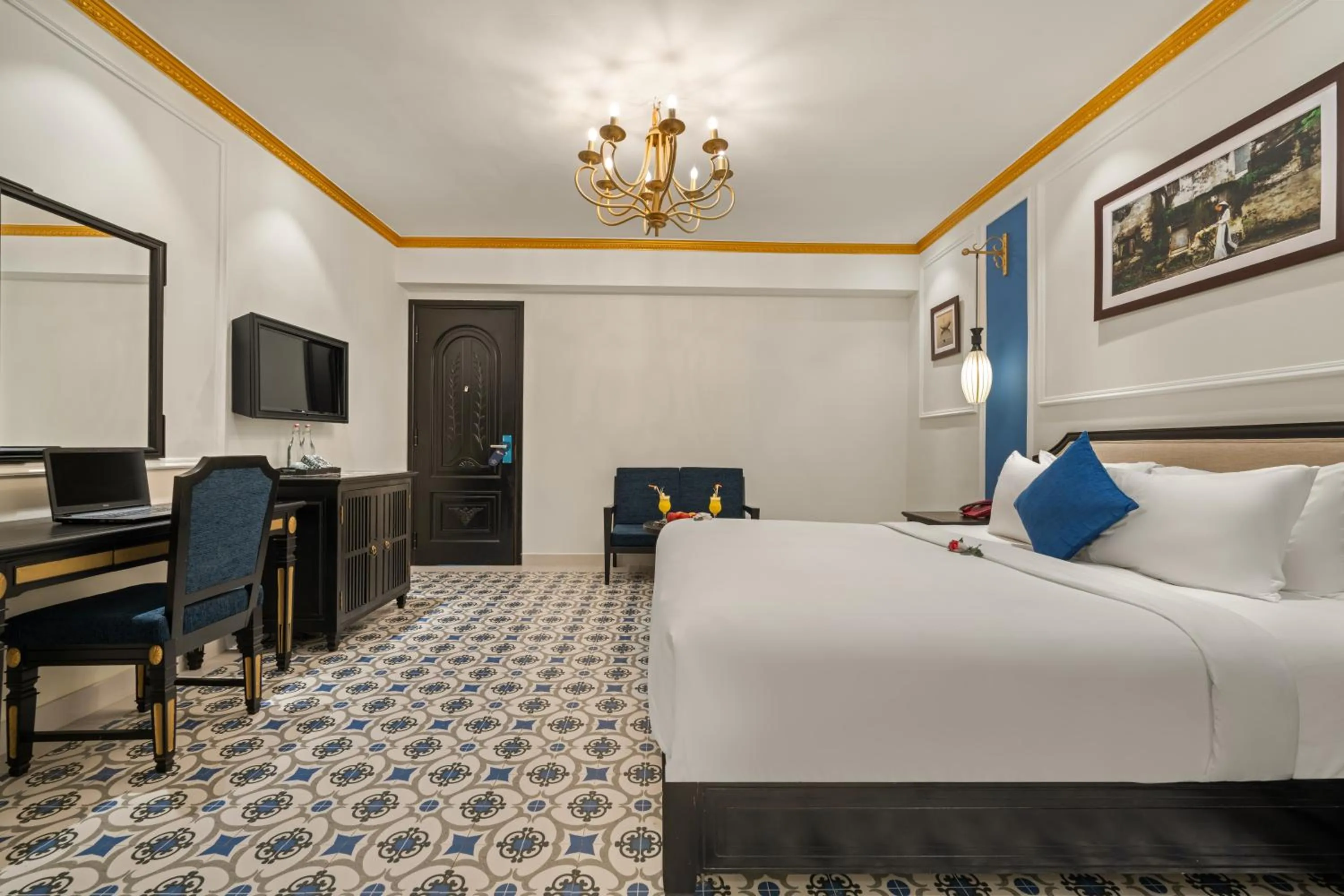 Bed in Hoi An Blue Sky Boutique Hotel & Spa