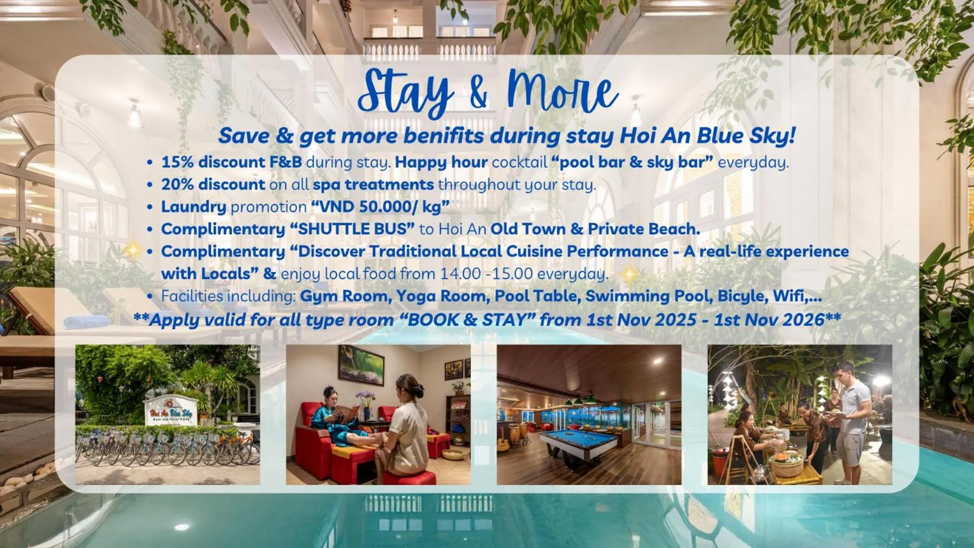 Property building in Hoi An Blue Sky Boutique Hotel & Spa