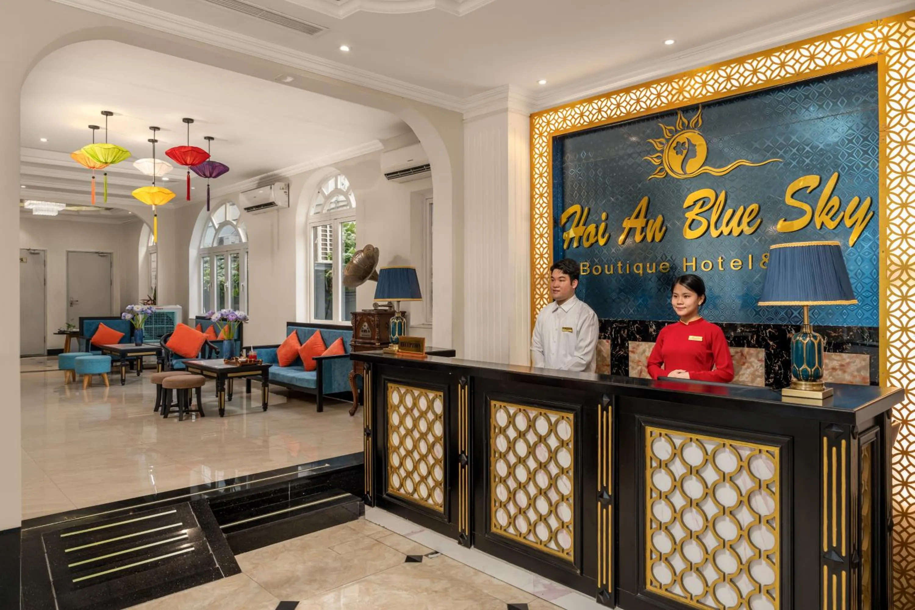 Lobby or reception in Hoi An Blue Sky Boutique Hotel & Spa