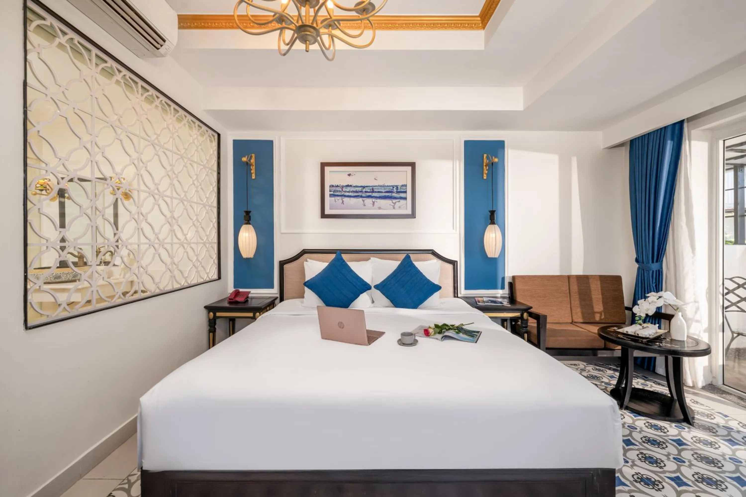 Bed in Hoi An Blue Sky Boutique Hotel & Spa