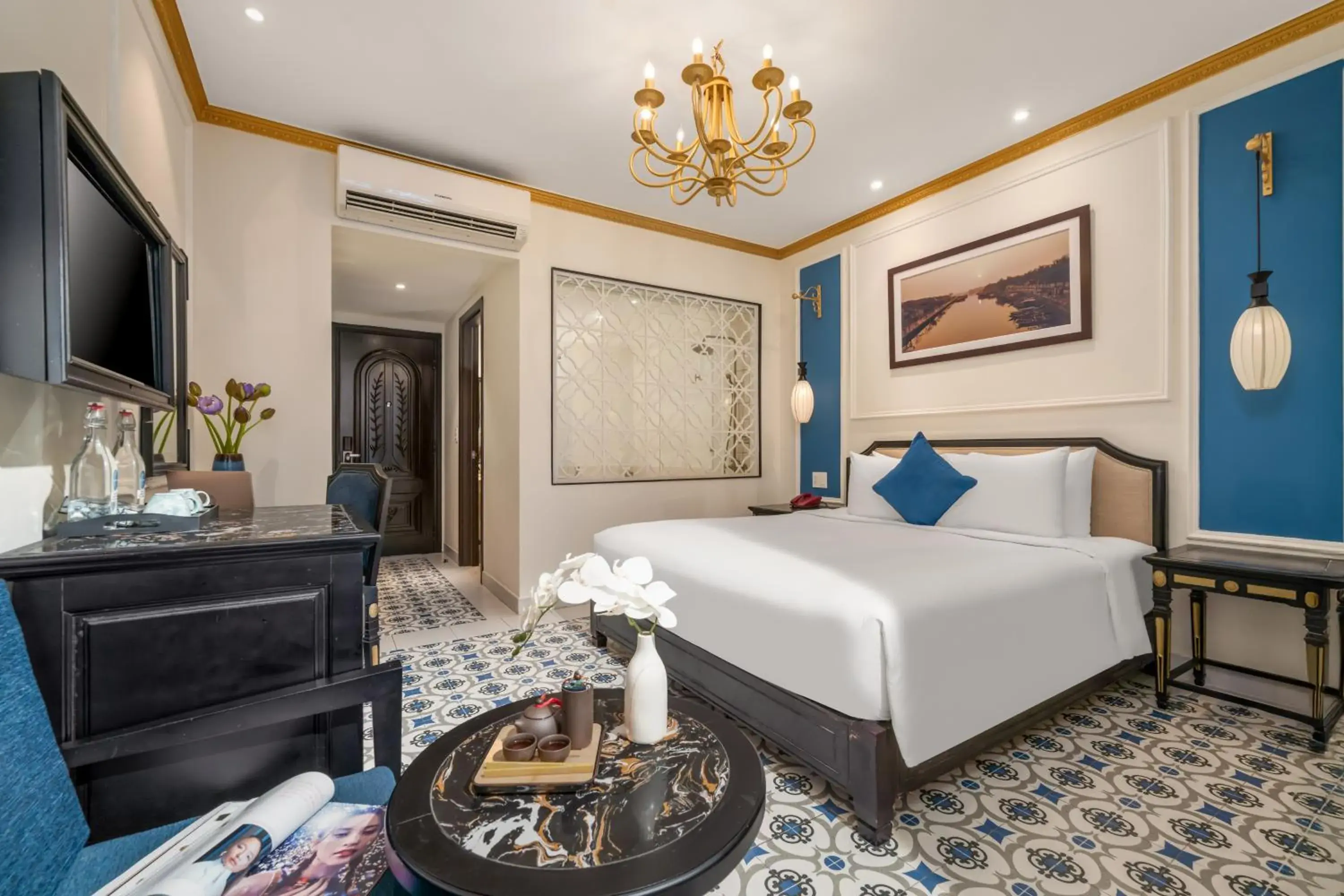 Superior Room Balcony & Pool View in Hoi An Blue Sky Boutique Hotel & Spa Superior Room Balcony & Pool View in Hoi An Blue Sky Boutique Hotel & Spa