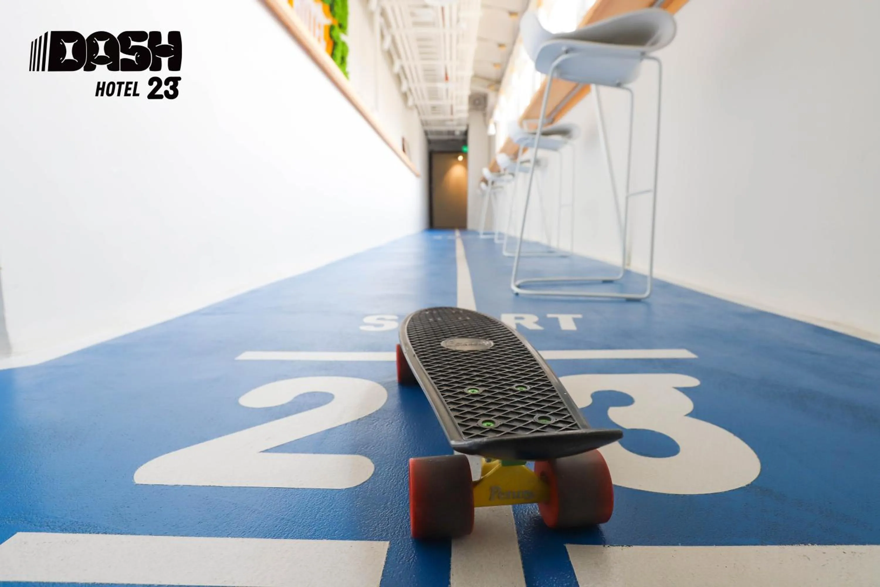 Decorative detail in Dash 23 Hotel