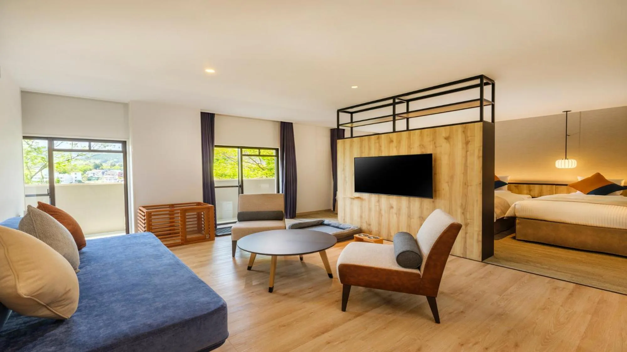 pet friendly, Bed in KAMENOI HOTEL Ome