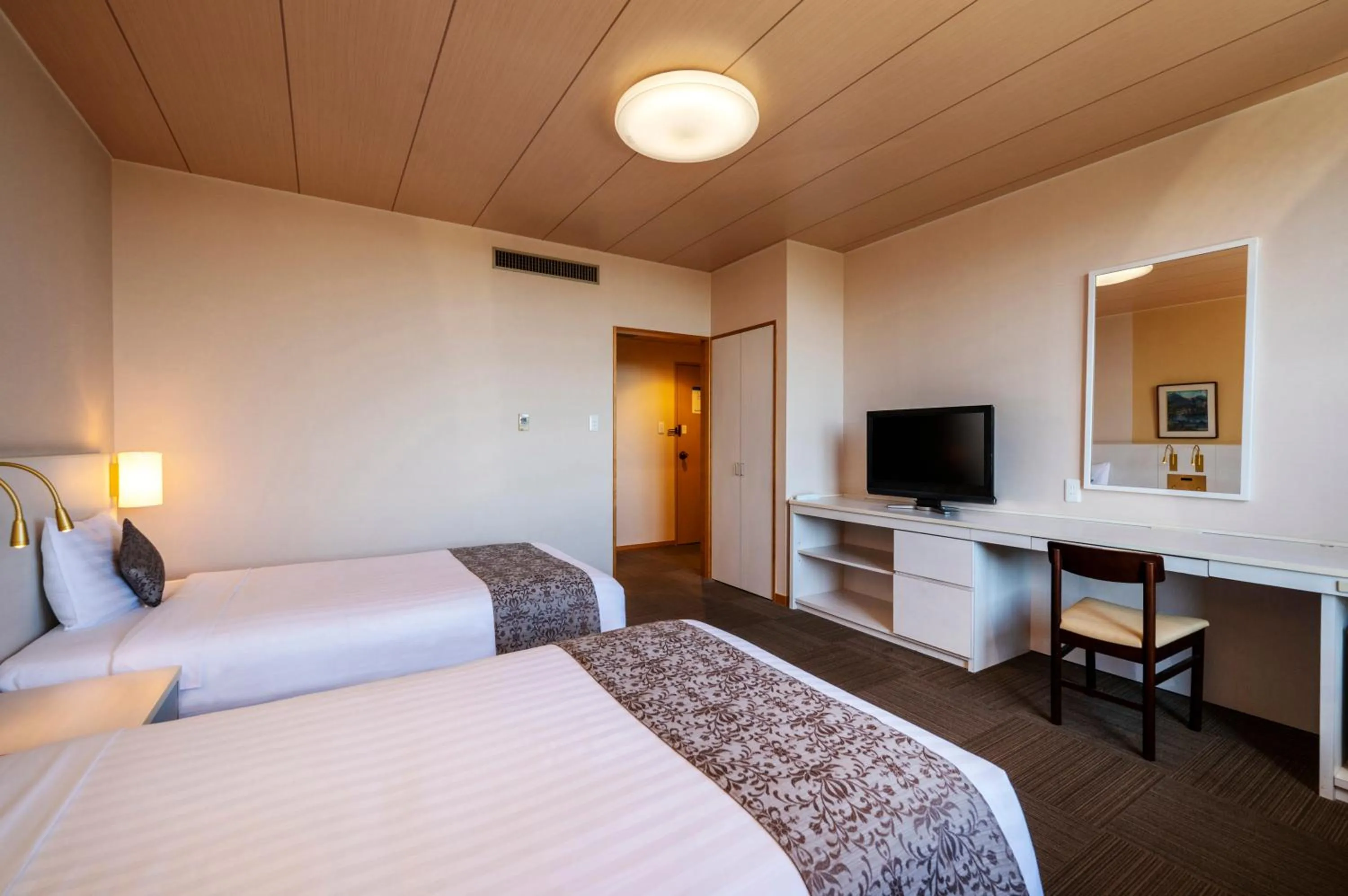 Photo of the whole room, Bed in KAMENOI HOTEL Ome