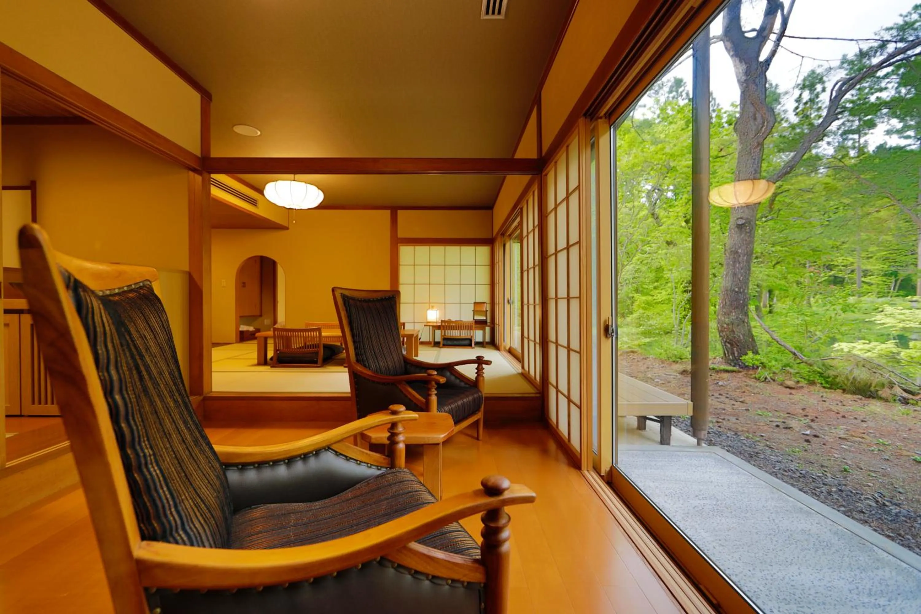 Living room in Yukemuri no Yado Inazumi Onsen