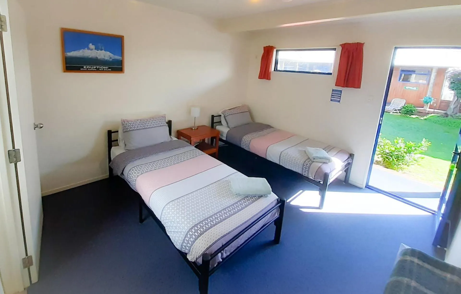 Shower, Bed in Tongariro River Retreat