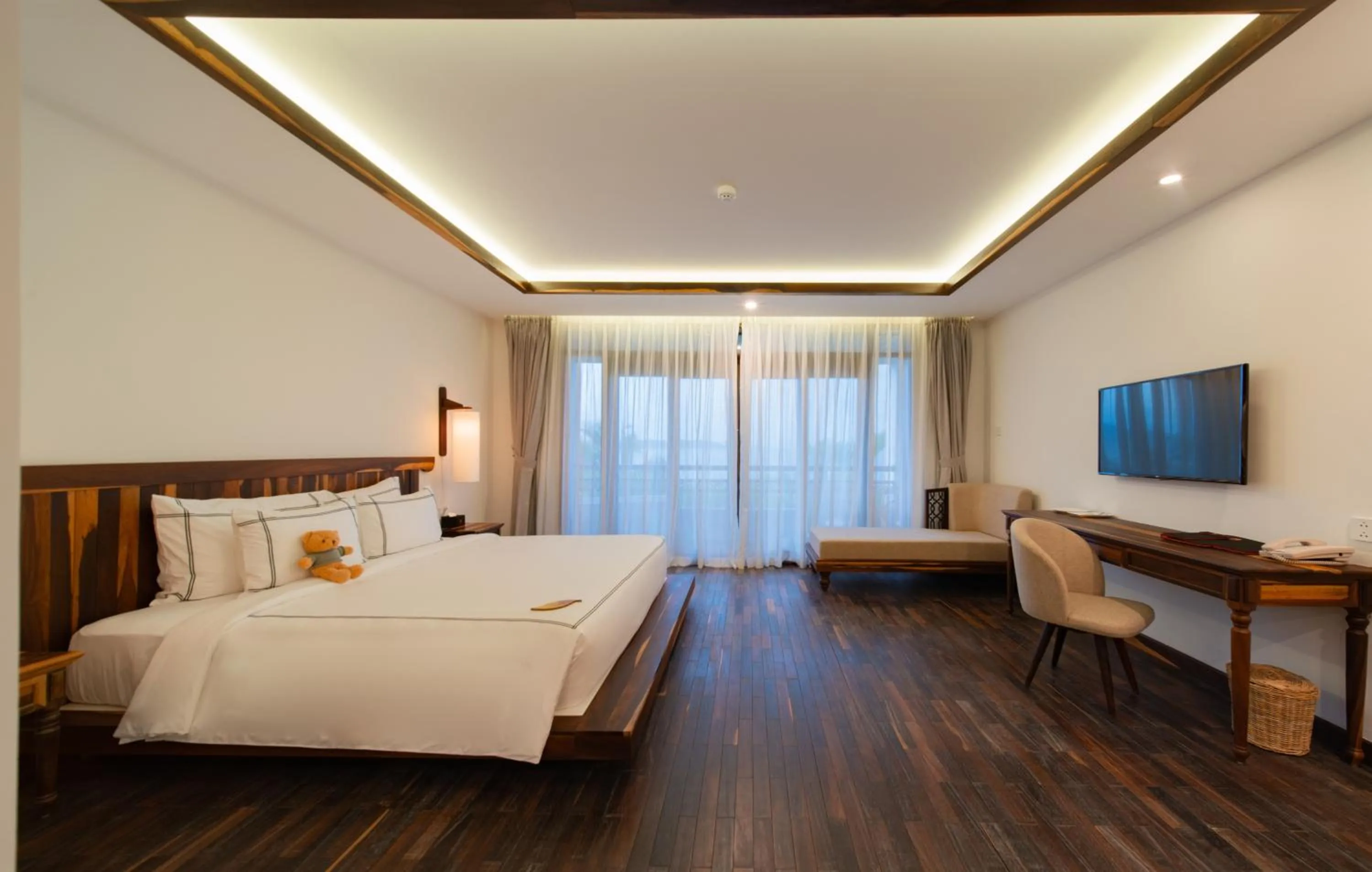 Bed in Alibu Resort Nha Trang