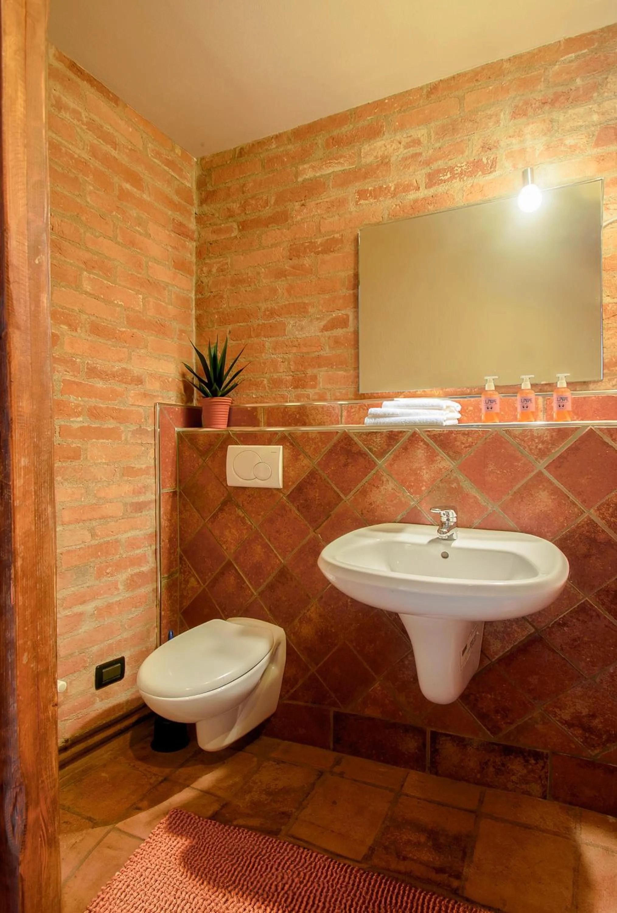 Toilet in La Giolitta Accomodations