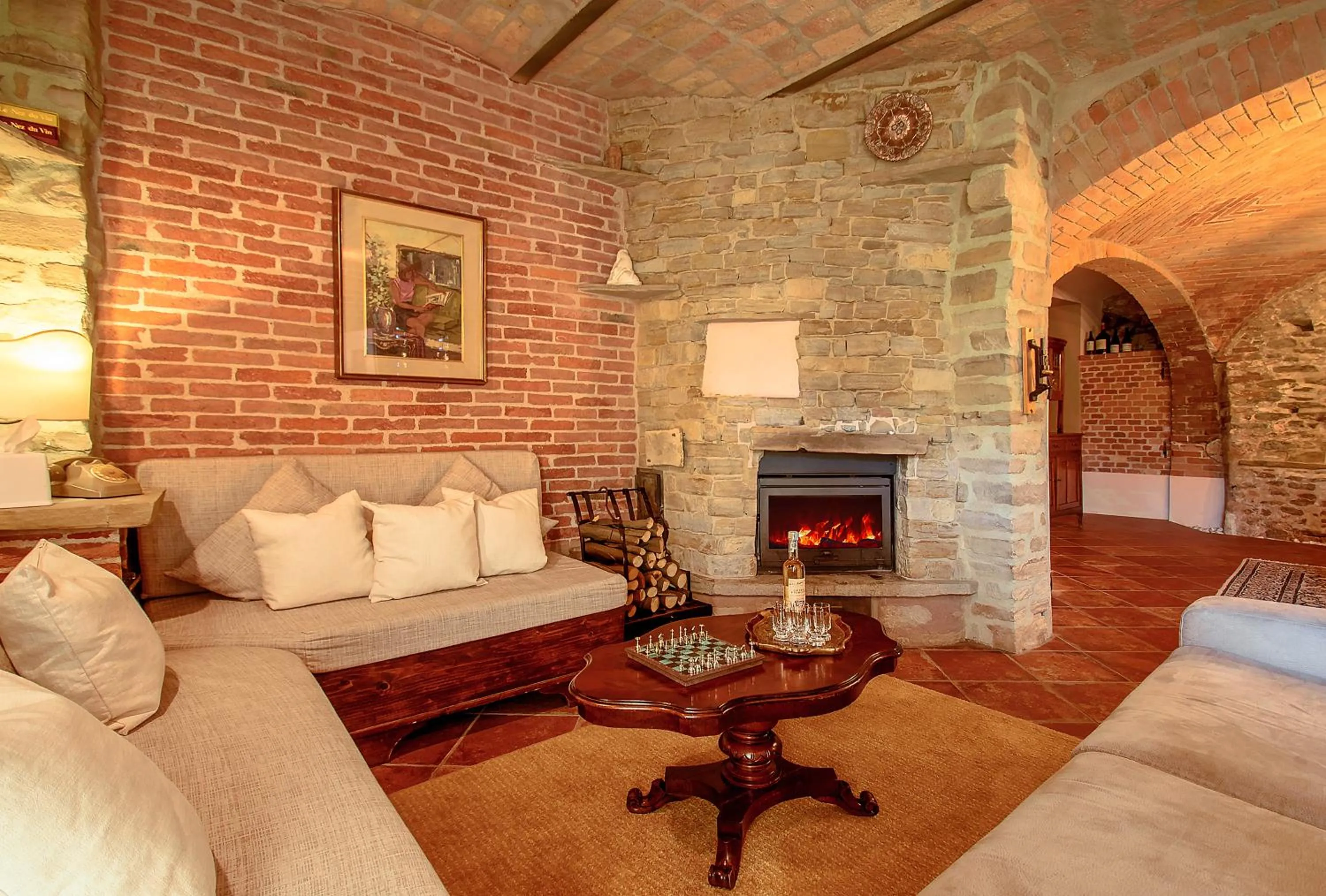 Seating area in La Giolitta Accomodations