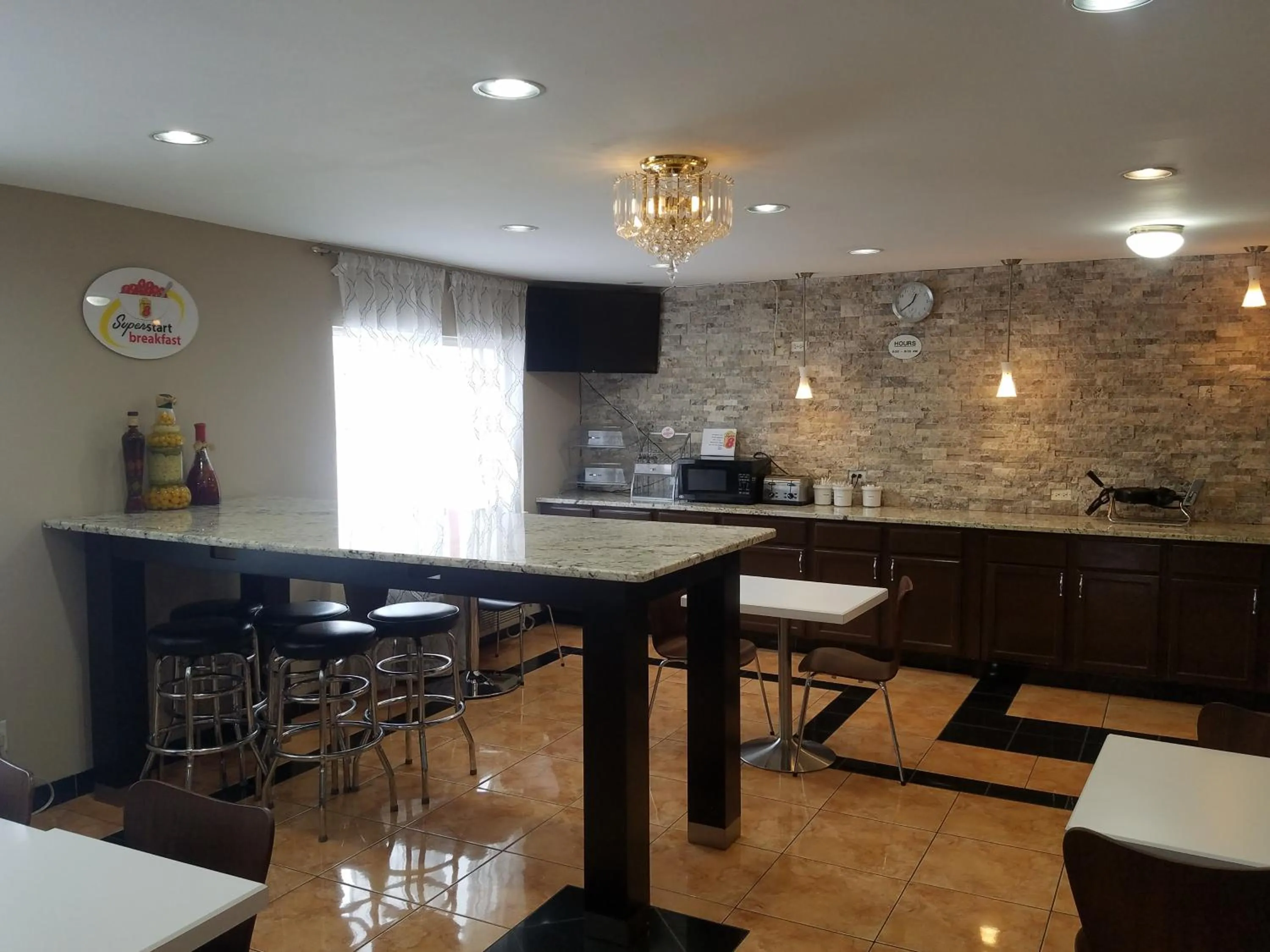 Continental breakfast in Super 8 by Wyndham Chicago O'Hare Airport