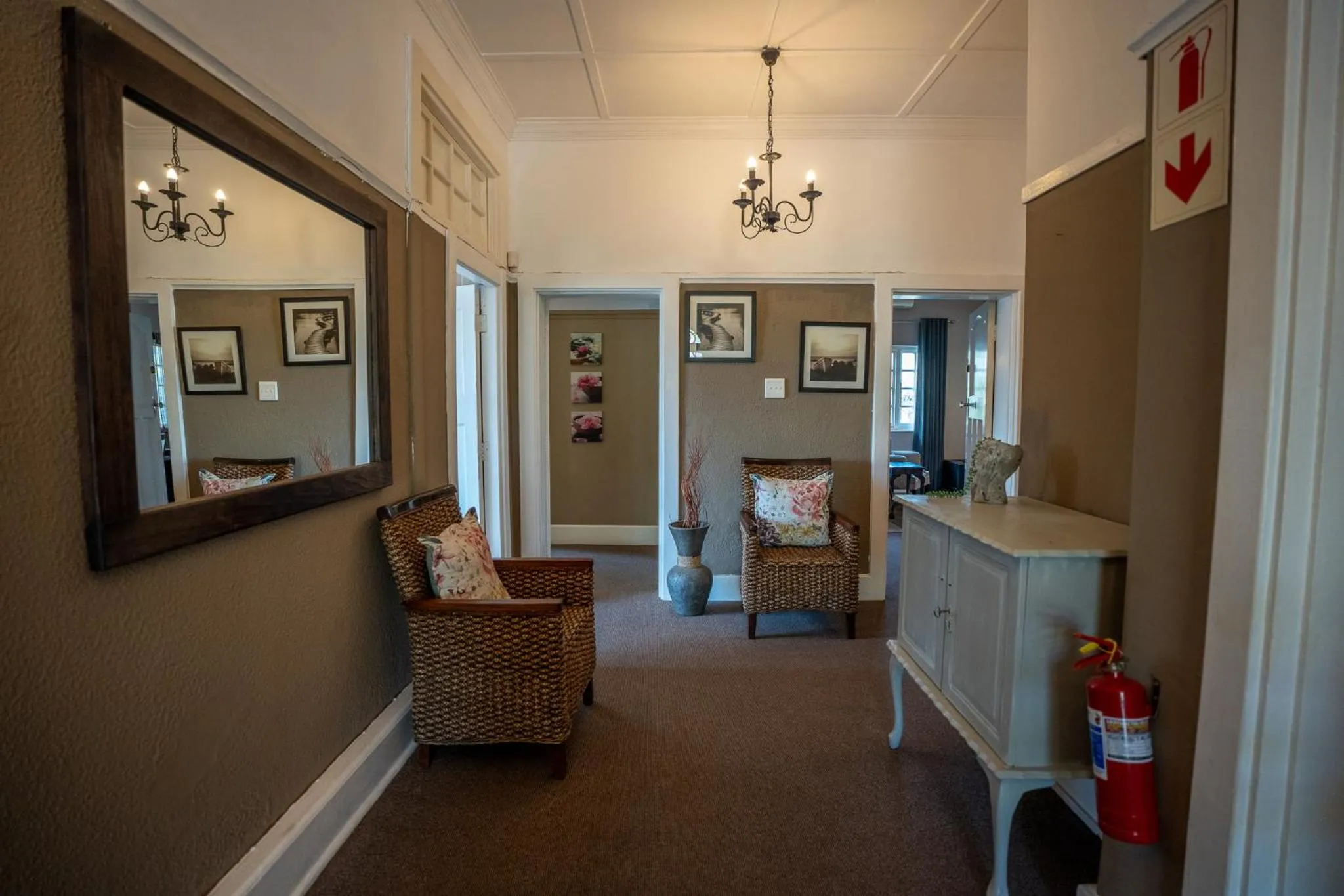 Seating area in Palm Tree Manor