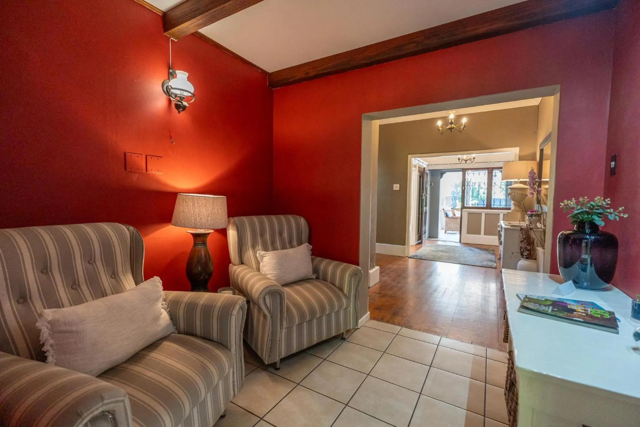 Living room in Palm Tree Manor