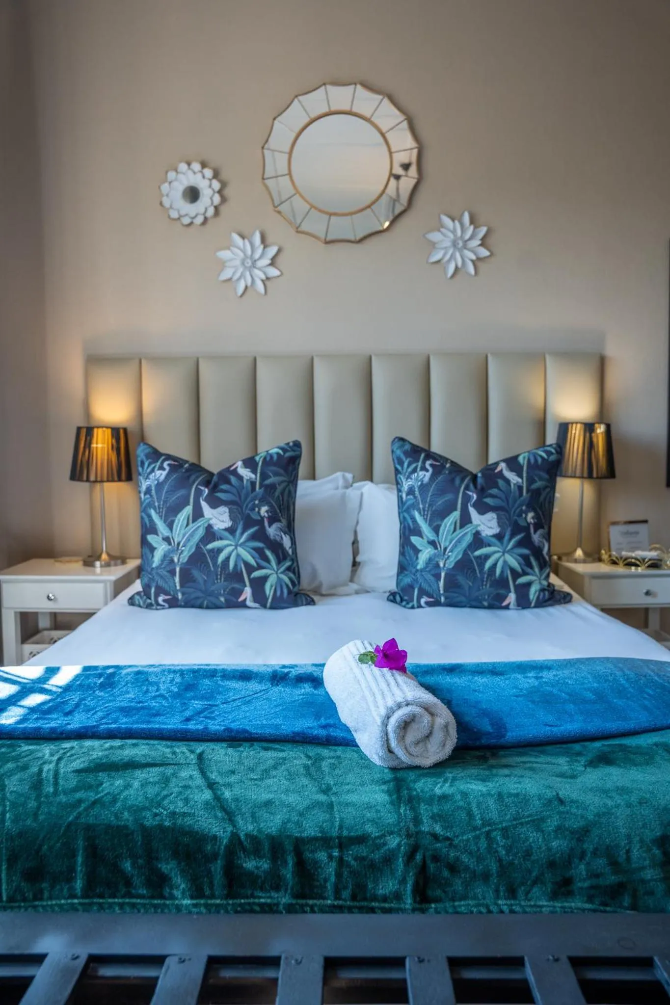 Bed in Palm Tree Manor