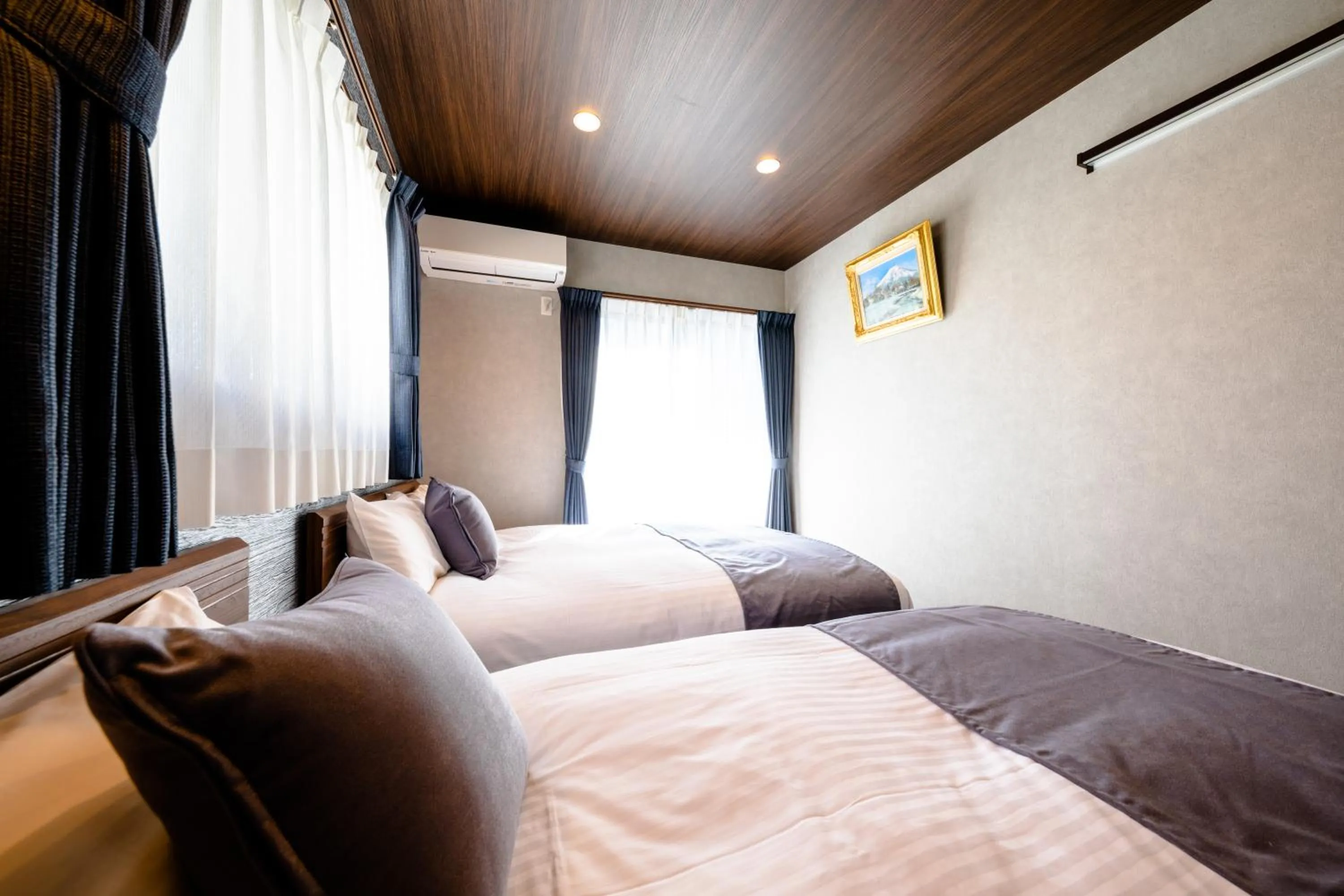 Bed in 22 ORIYA Mt Fuji -錦NISHIKI-