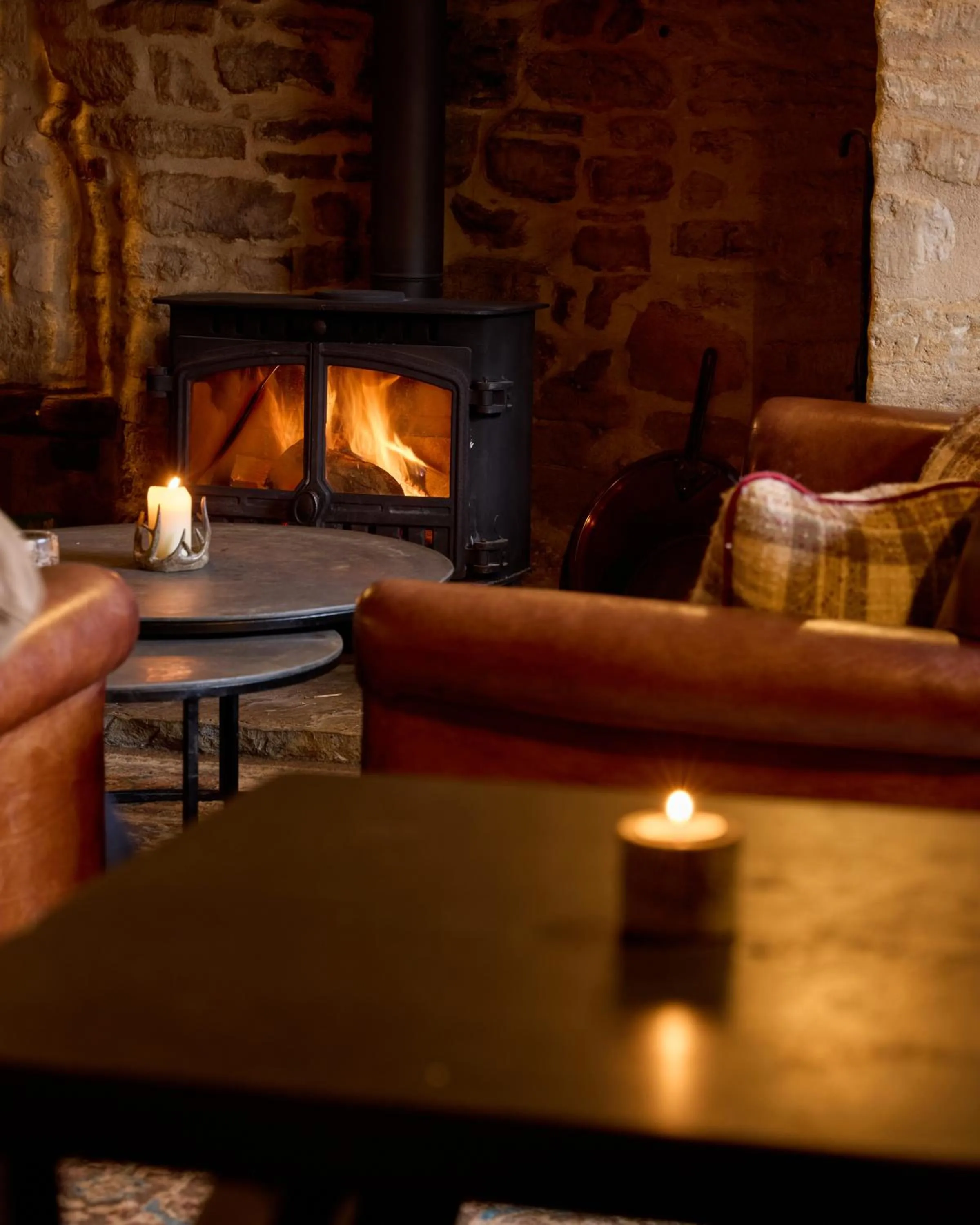 Seating area in The Harcourt Arms