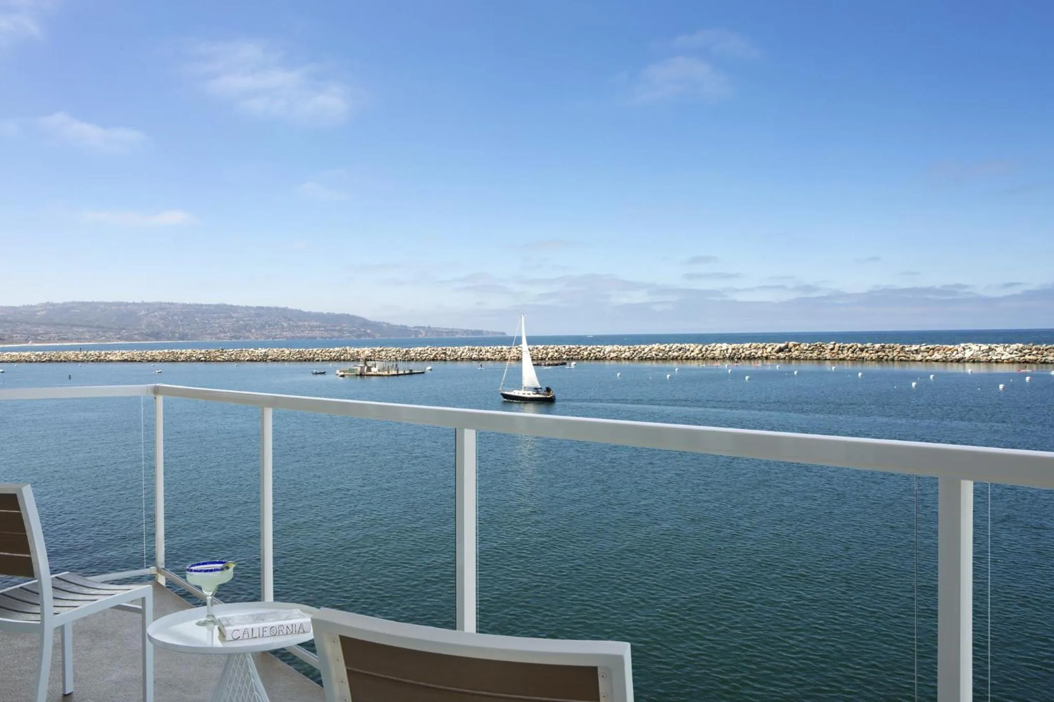 Balcony/Terrace in The Portofino Hotel & Marina, a Noble House Hotel