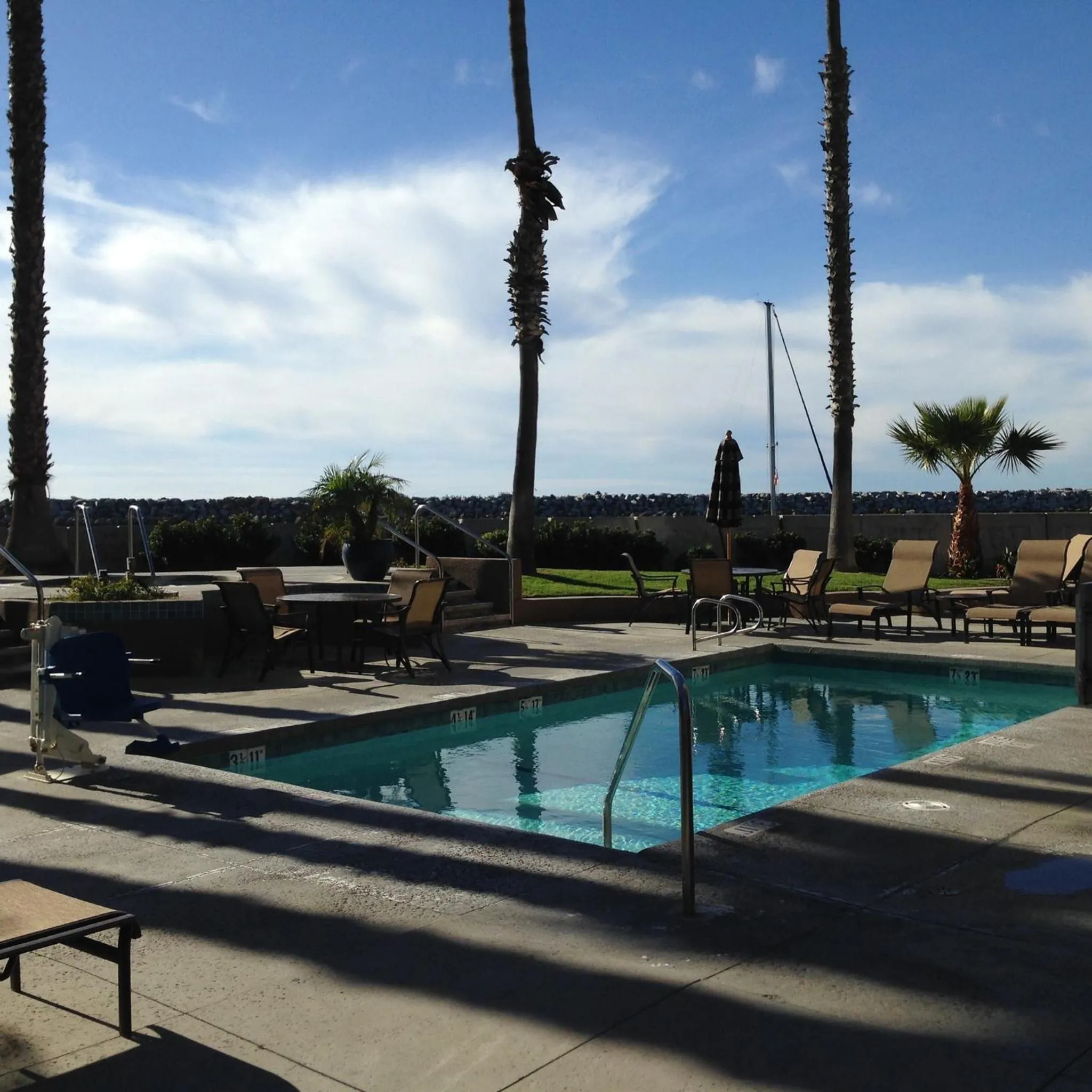 Swimming pool in The Portofino Hotel & Marina, a Noble House Hotel