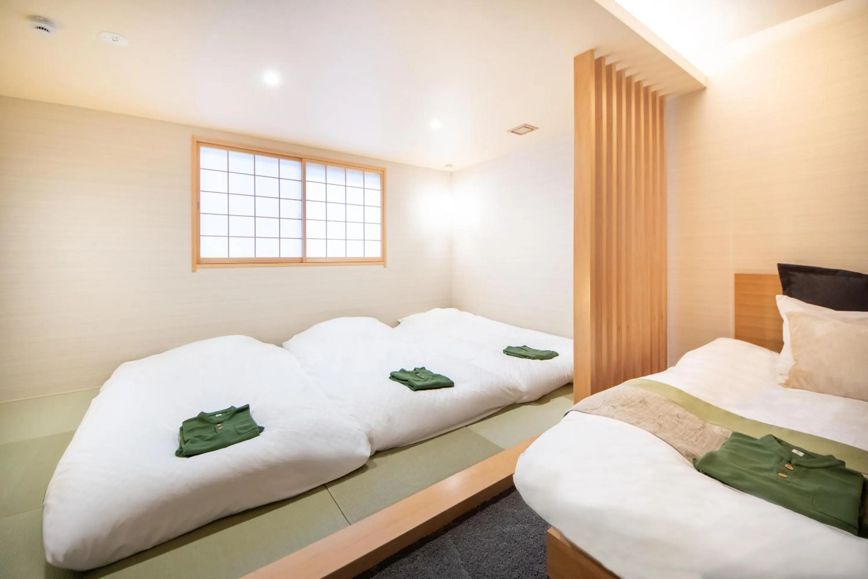 Bed in Hotel Naranohamori