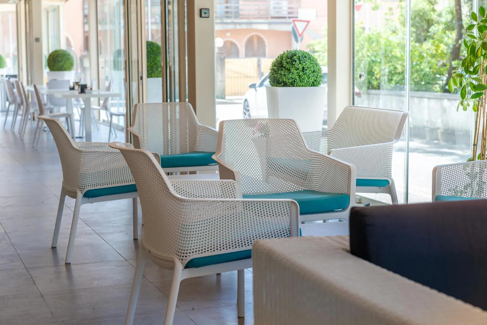 Patio in Hotel Villa Bolgheri