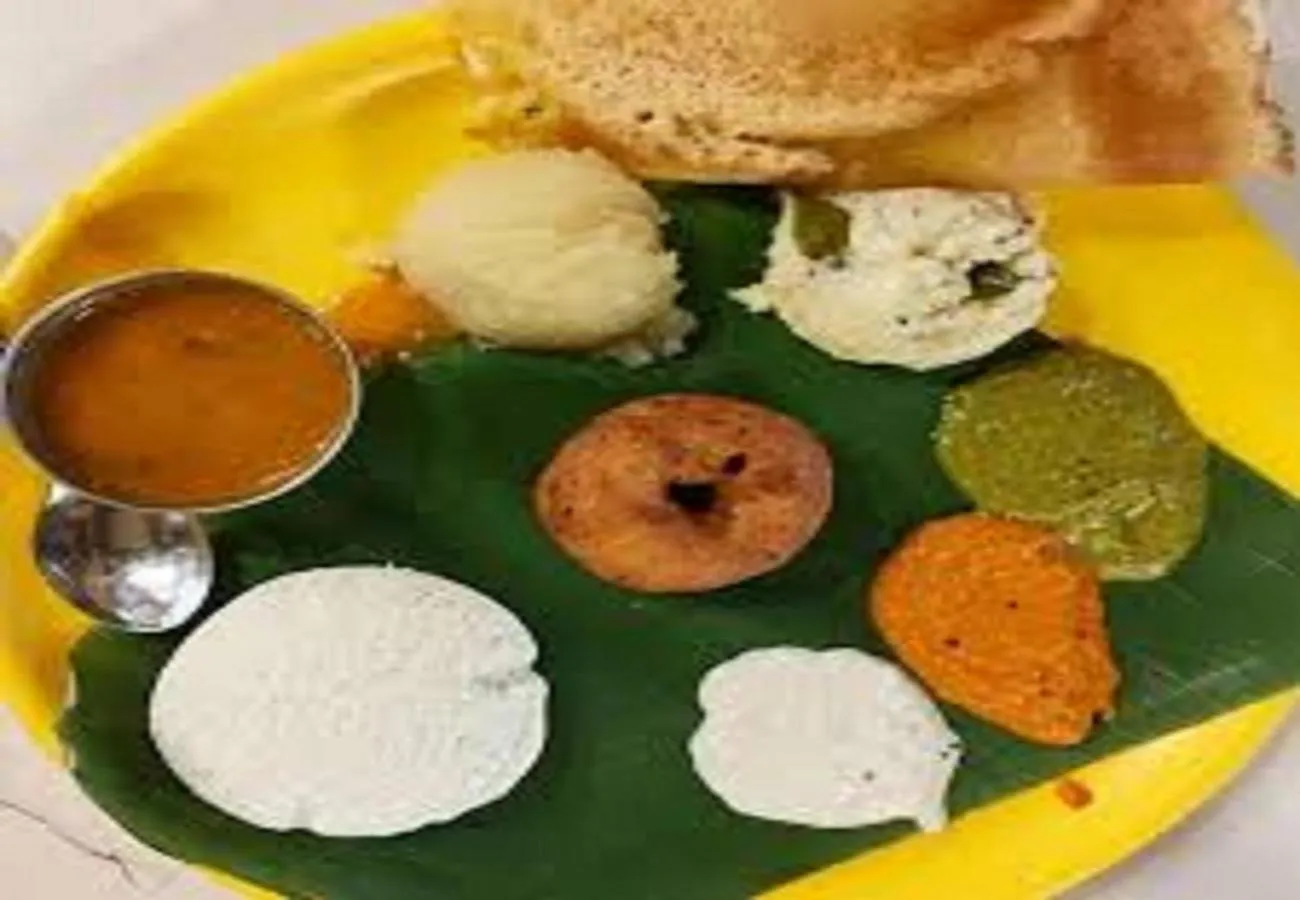 Breakfast in Arunaa Inn Airport Hotel,Chennai