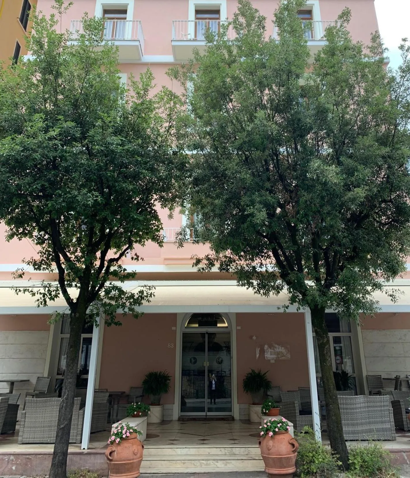 Facade/entrance in Hotel Biondi