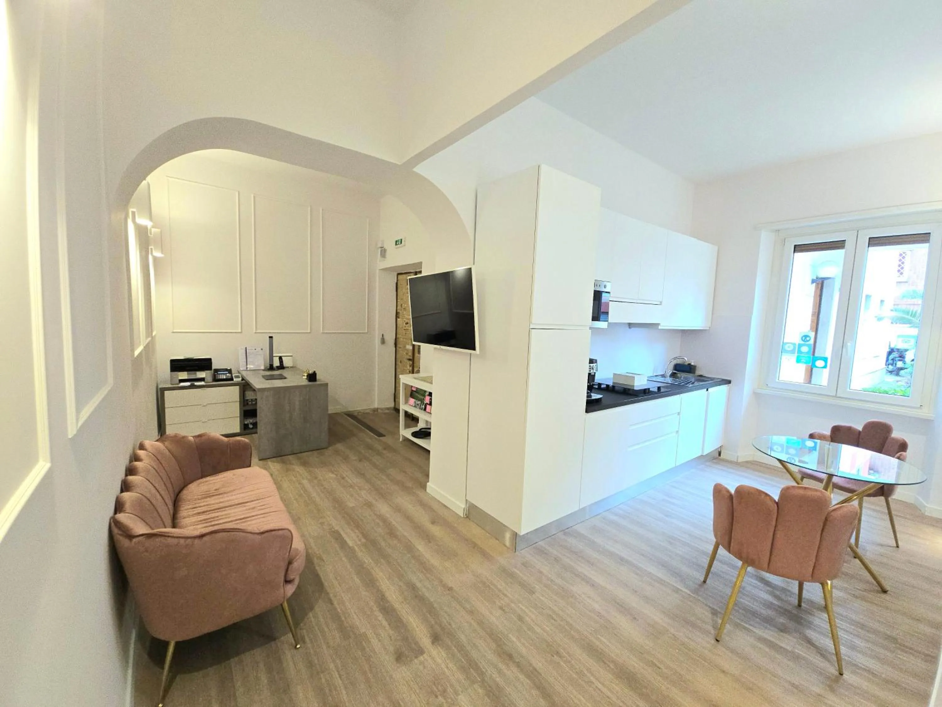 Living room in B&B Aurelia Garden Rooms