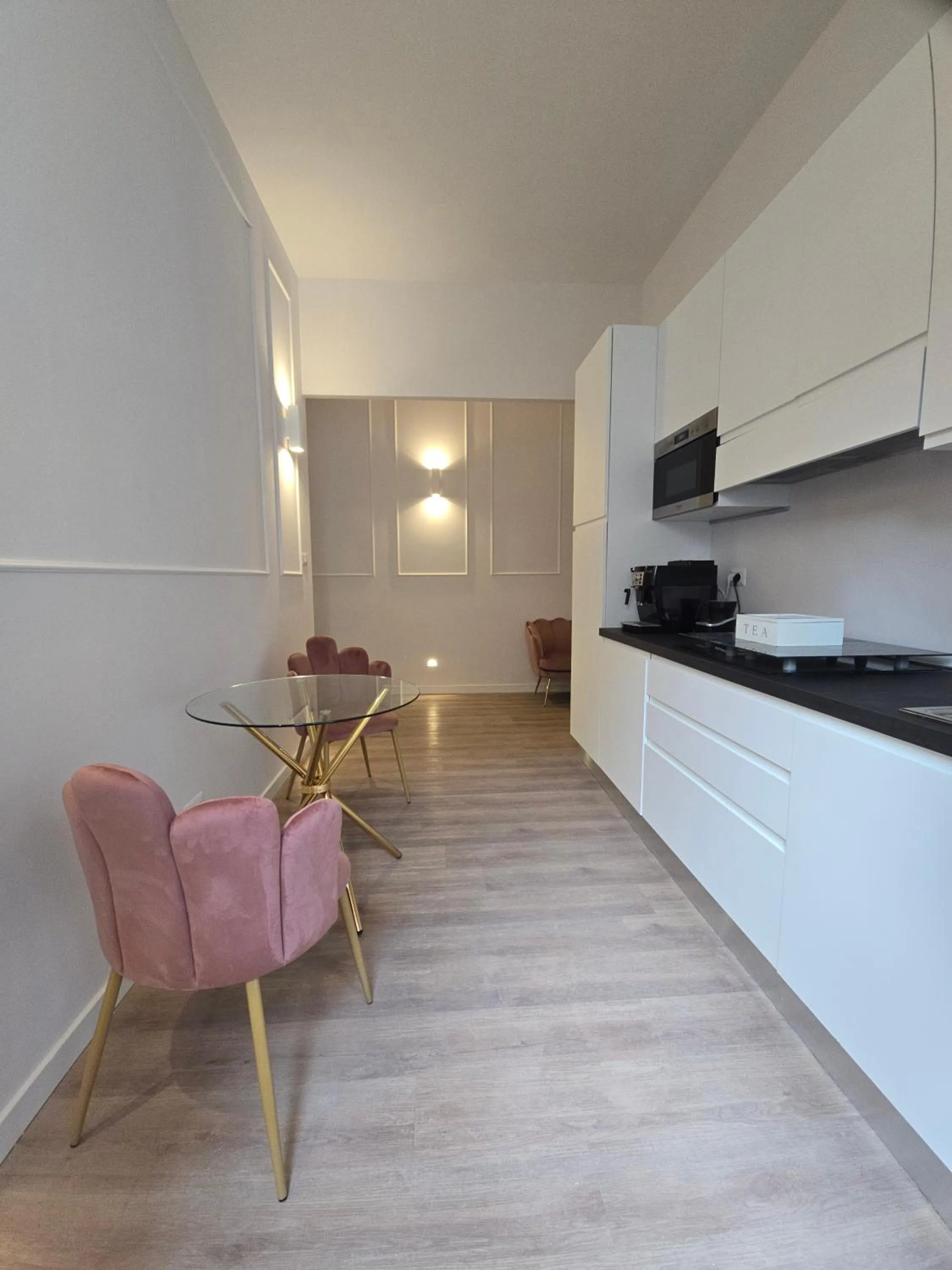 Seating area in B&B Aurelia Garden Rooms