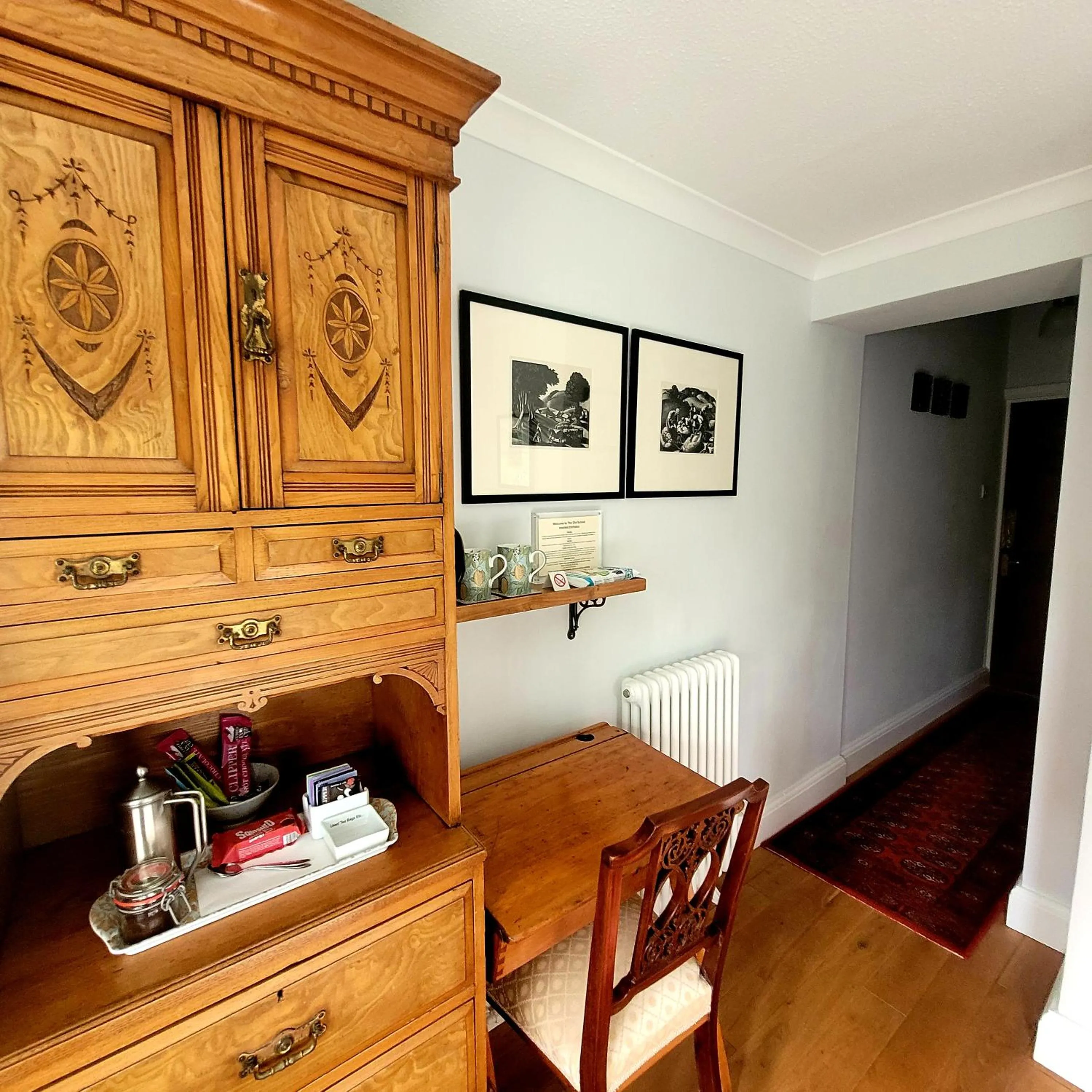 Bedroom in The Old School B&B