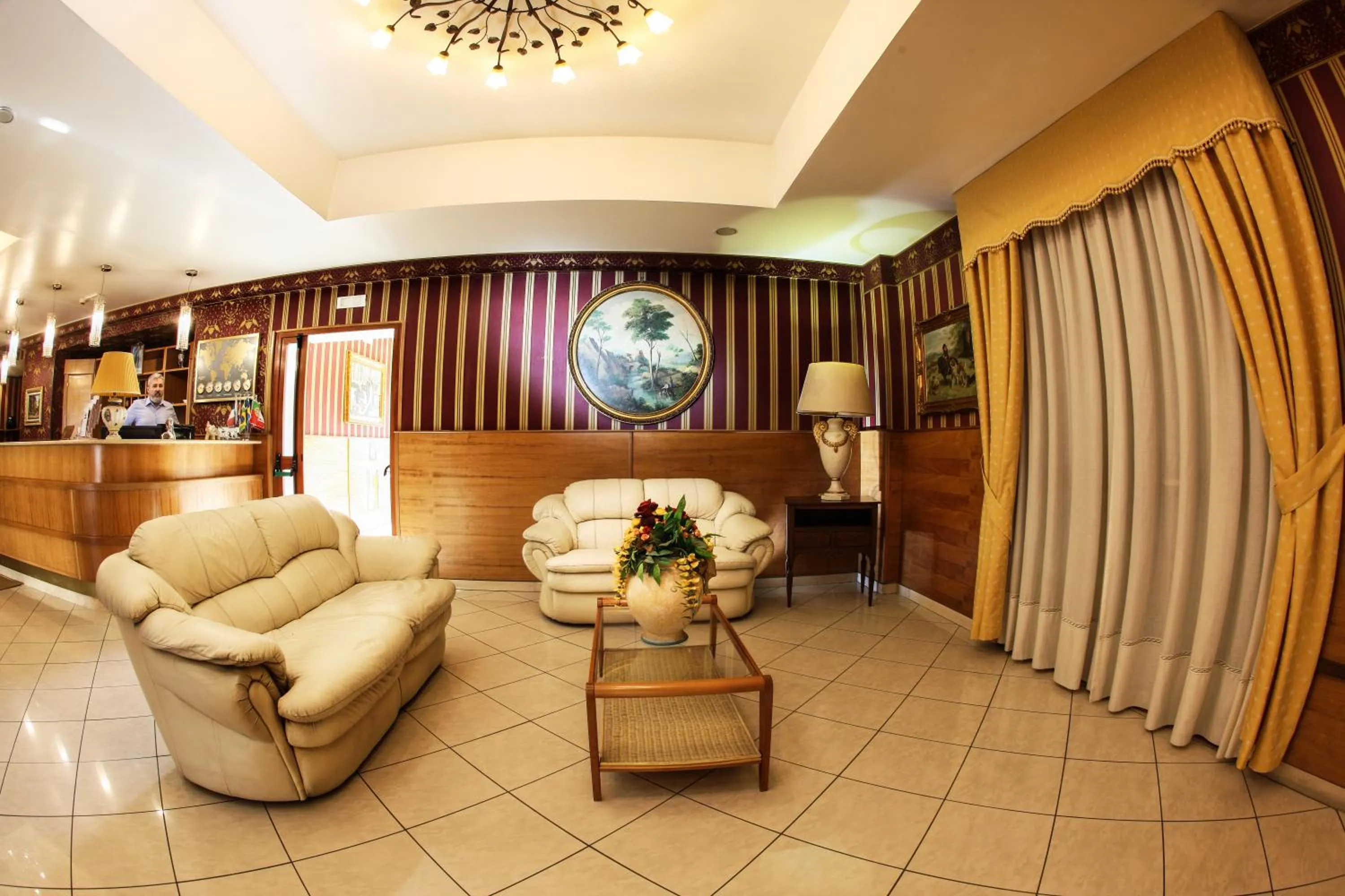 Lobby or reception in Hotel Max