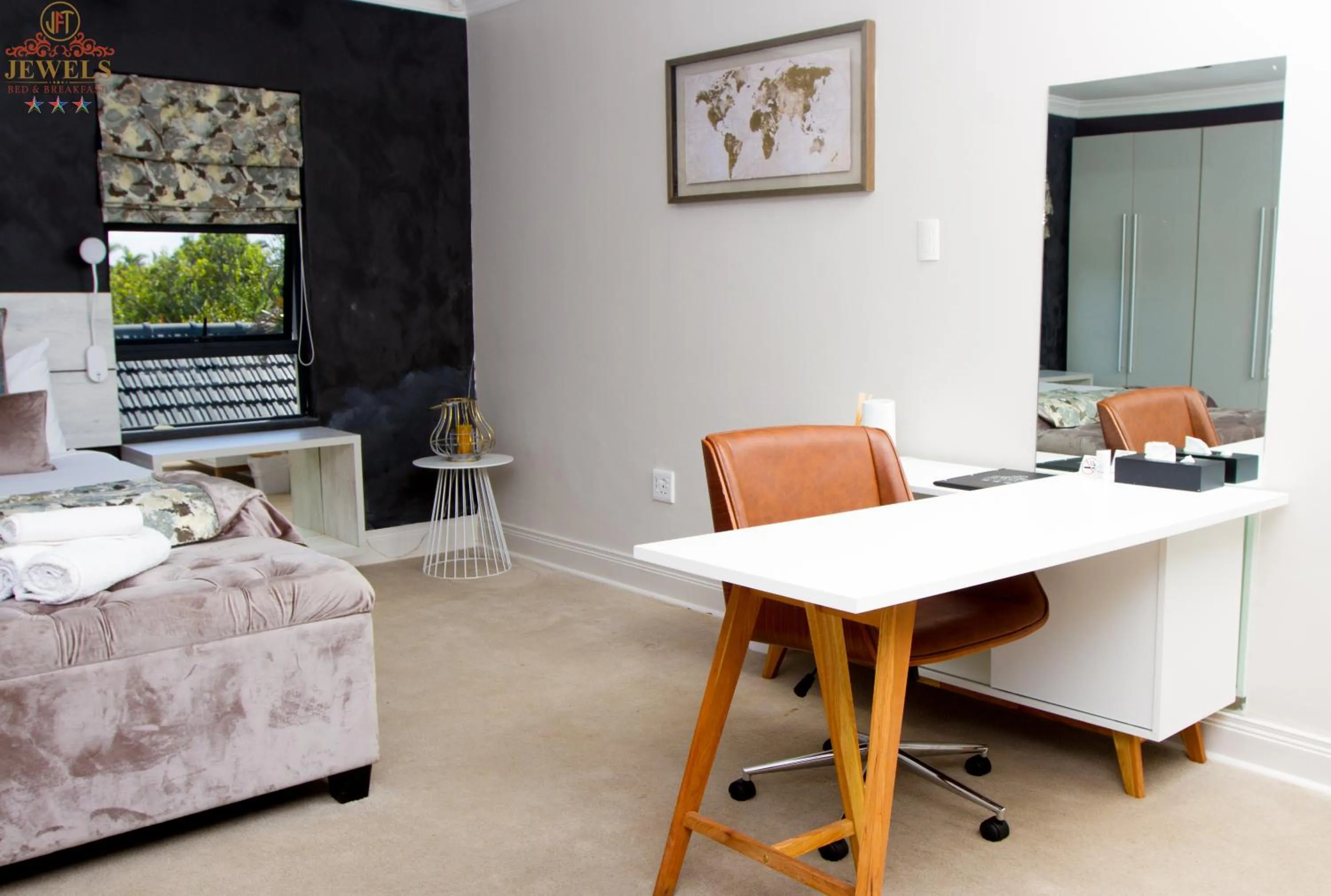 Decorative detail in JFT Jewels Guest House