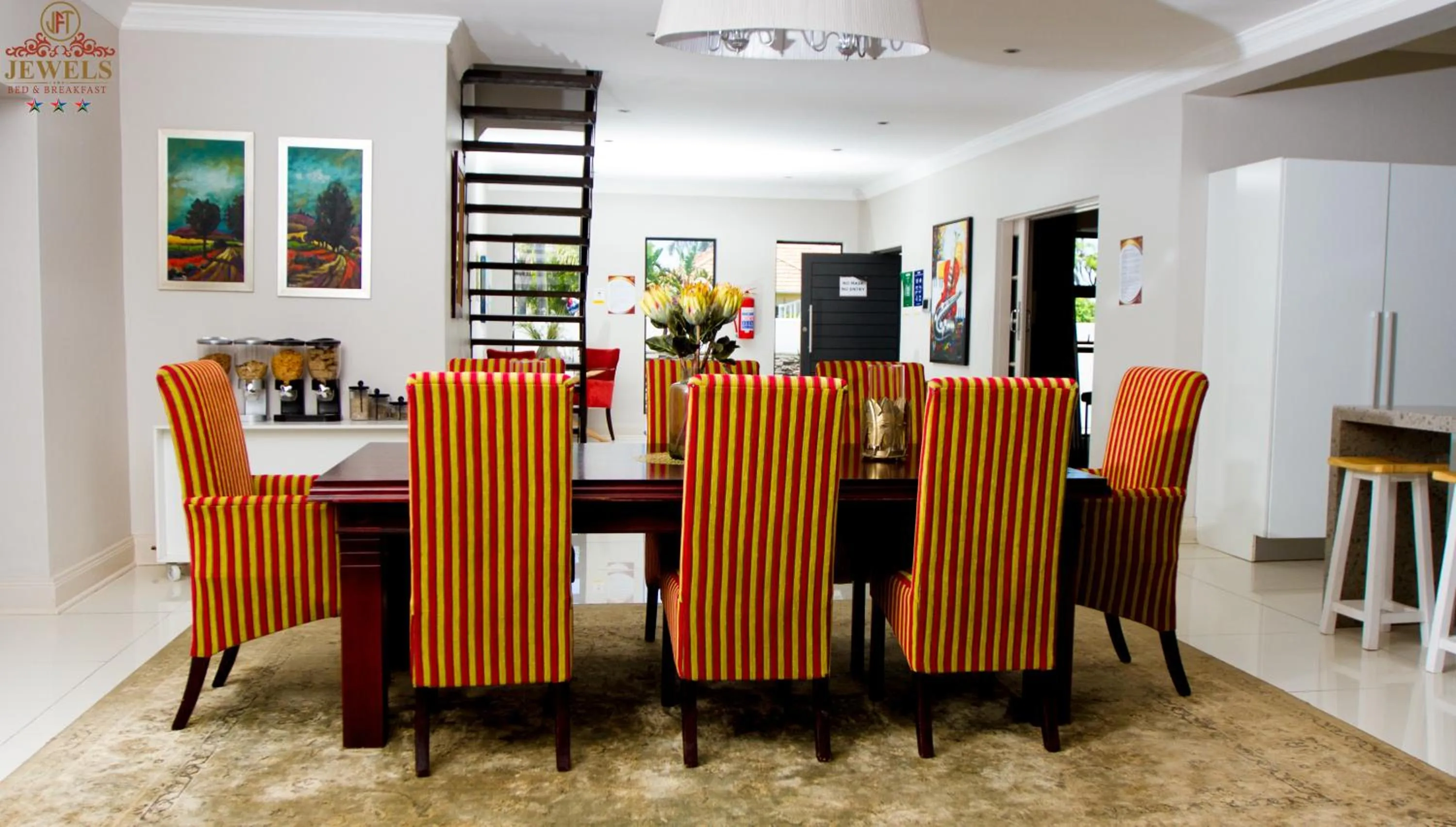 Dining area in JFT Jewels Guest House
