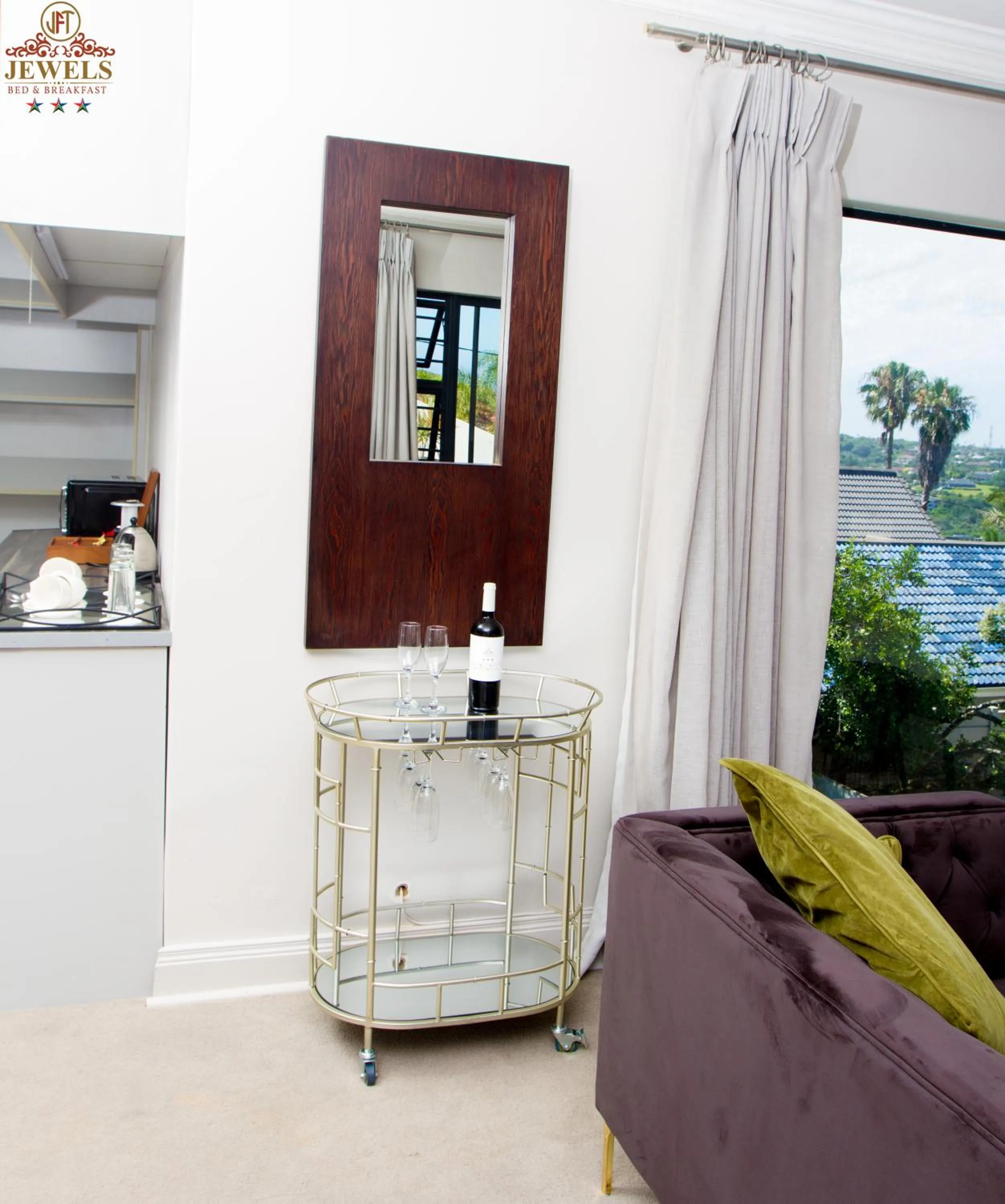 Decorative detail in JFT Jewels Guest House