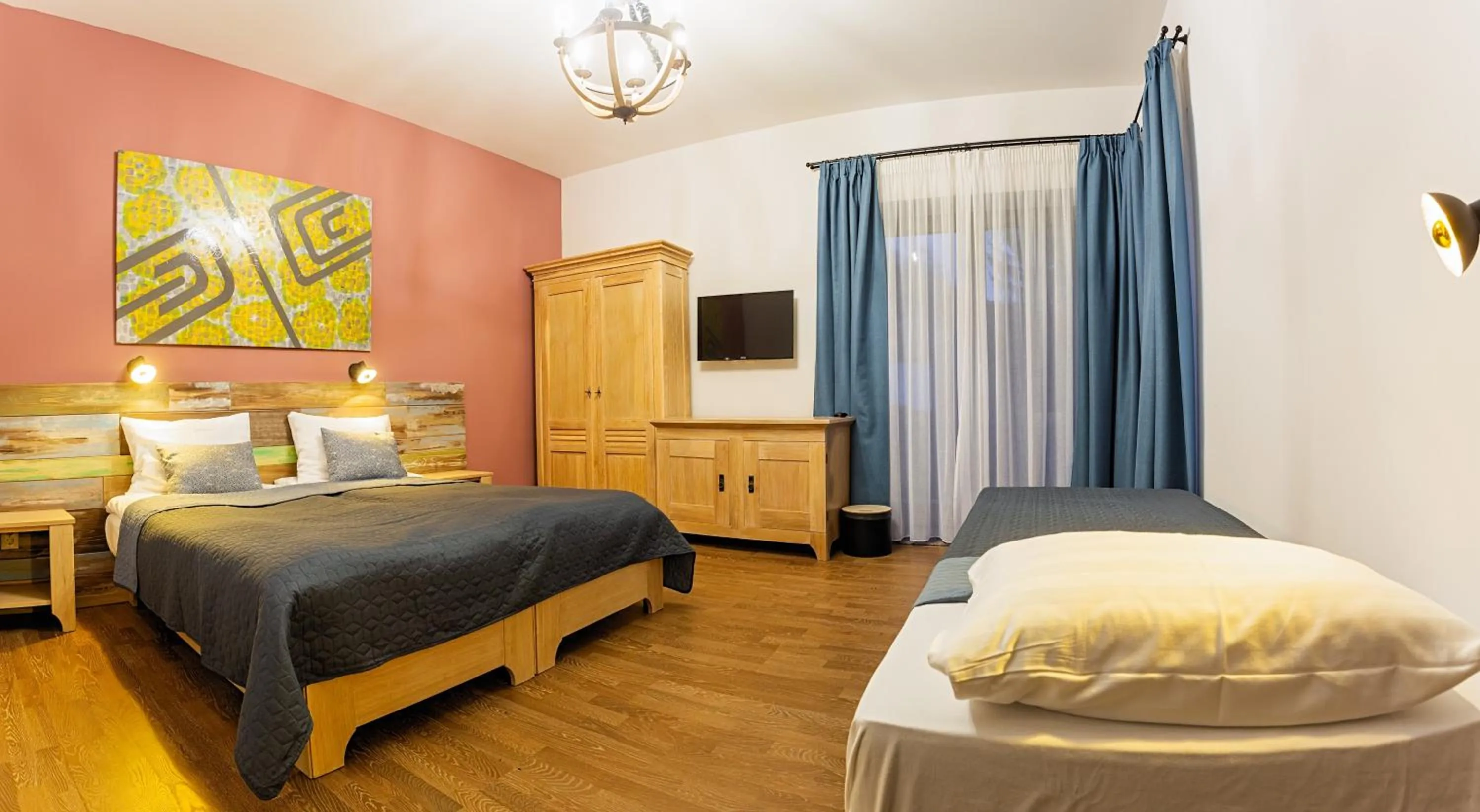 Bed in Butikhotel Visegrád