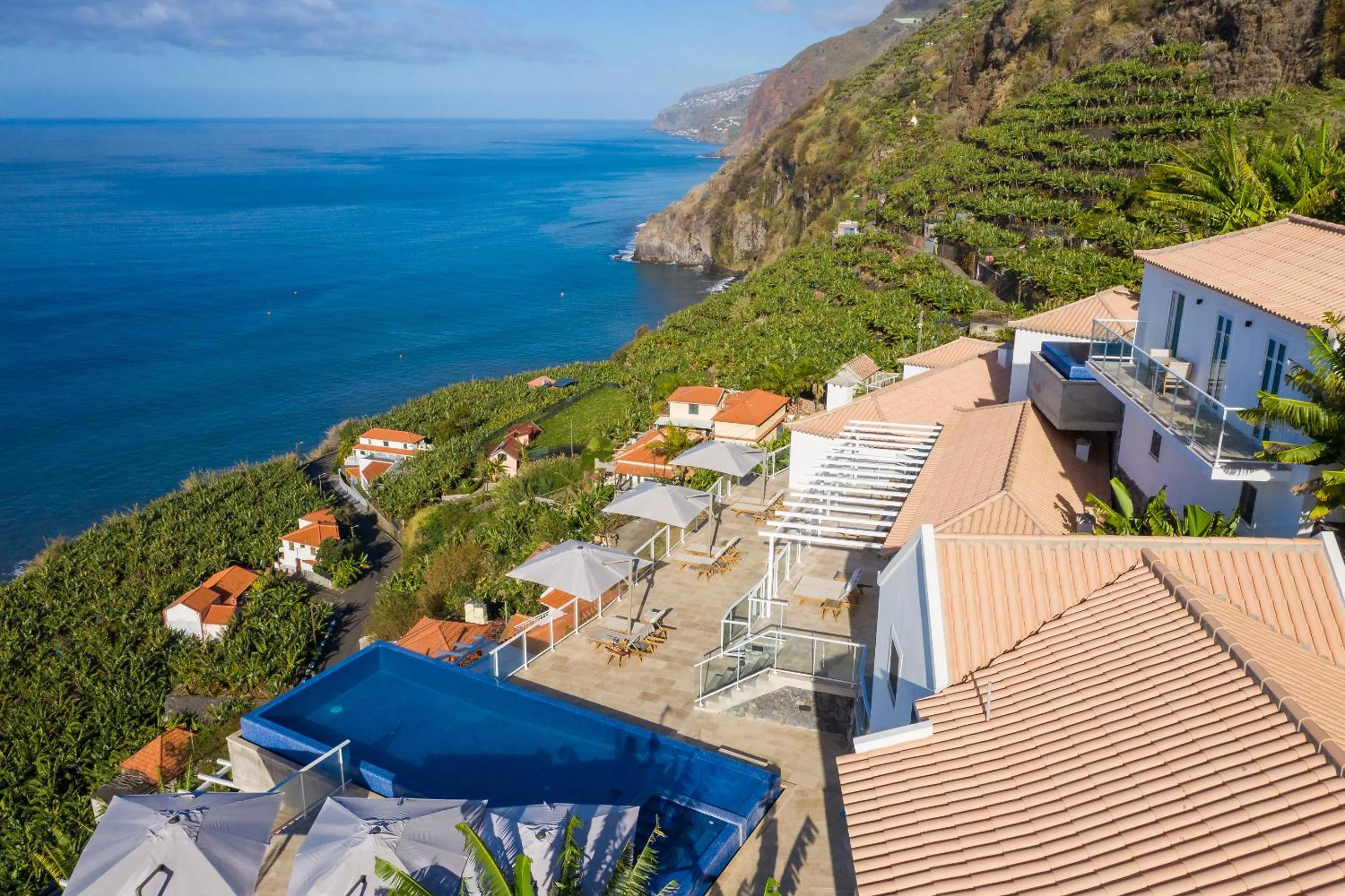 Bird's eye view in Escarpa - The Madeira Hideaway