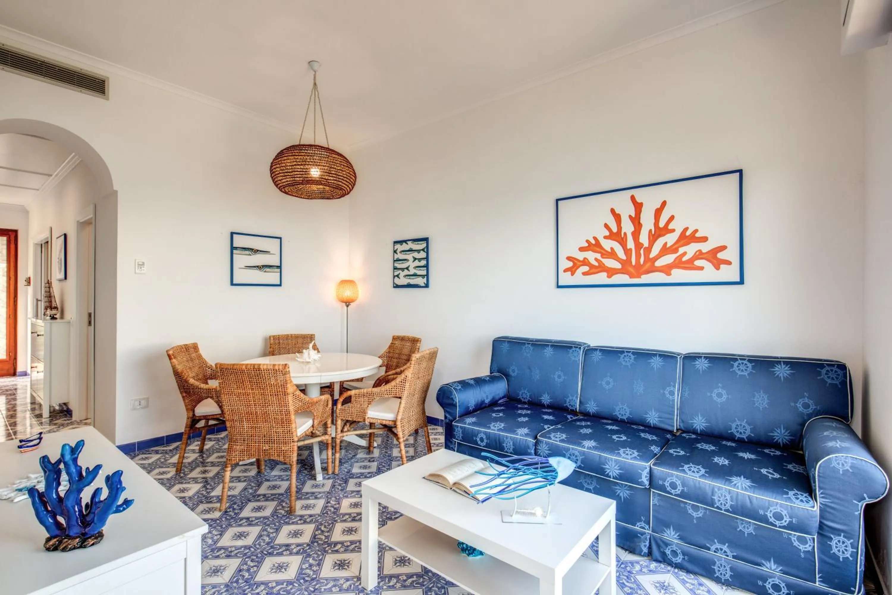 Living room in RELAIS TRITONE