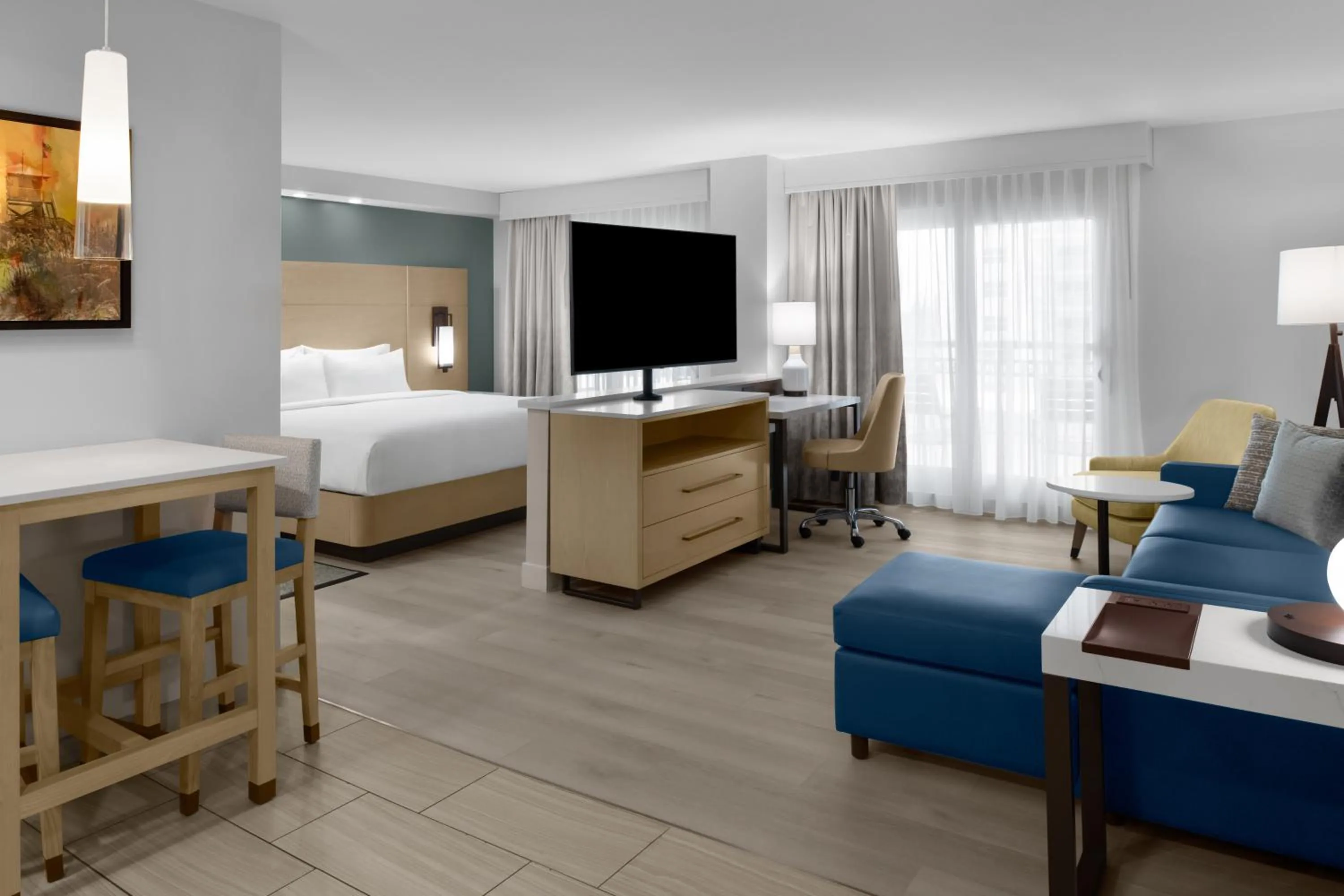 Bed in Residence Inn by Marriott Daytona Beach Oceanfront